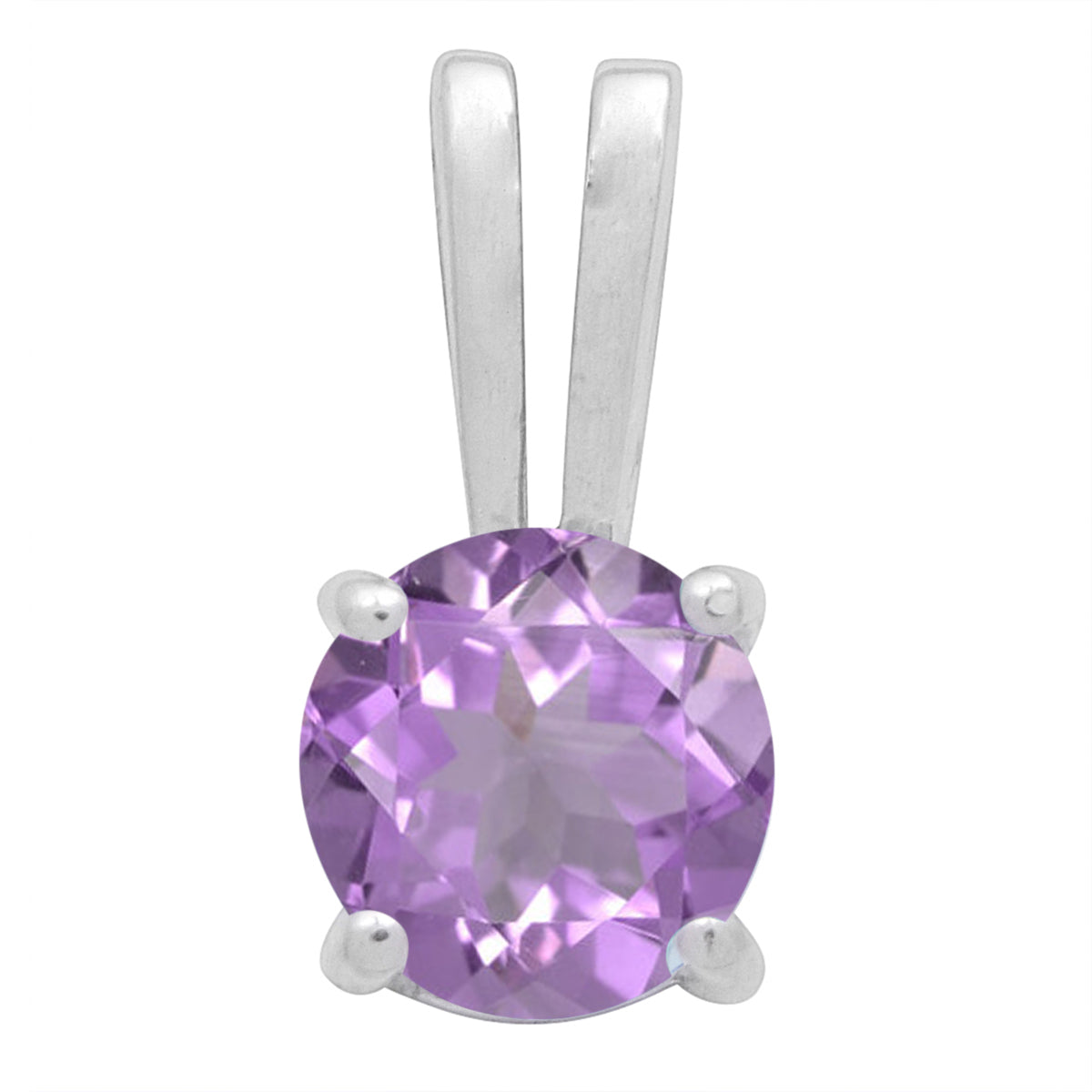 Ciondolo con pietra preziosa a taglio rotondo di piccole dimensioni e scelta multipla