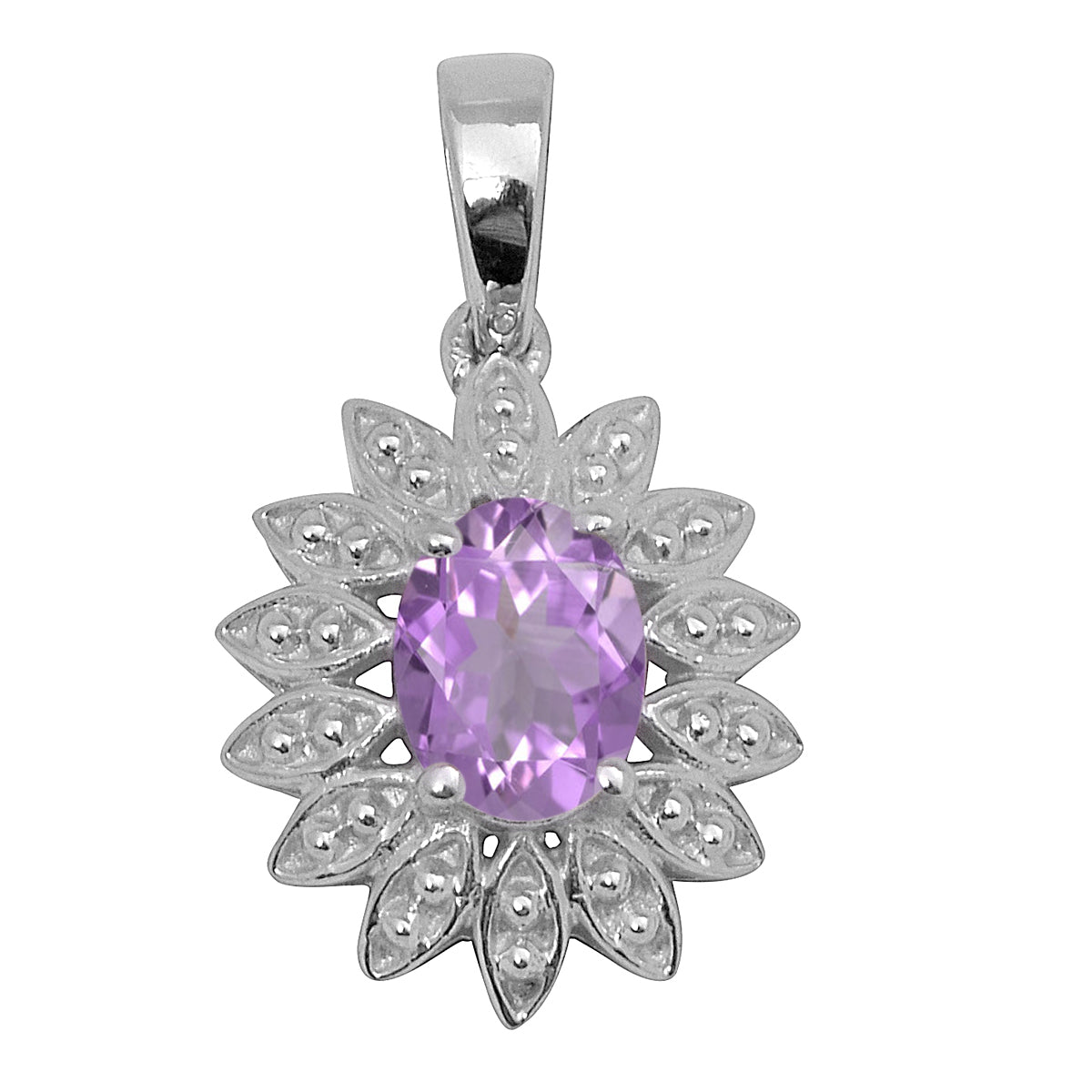 Ciondolo con pietre preziose multi-scelta in stile vittoriano