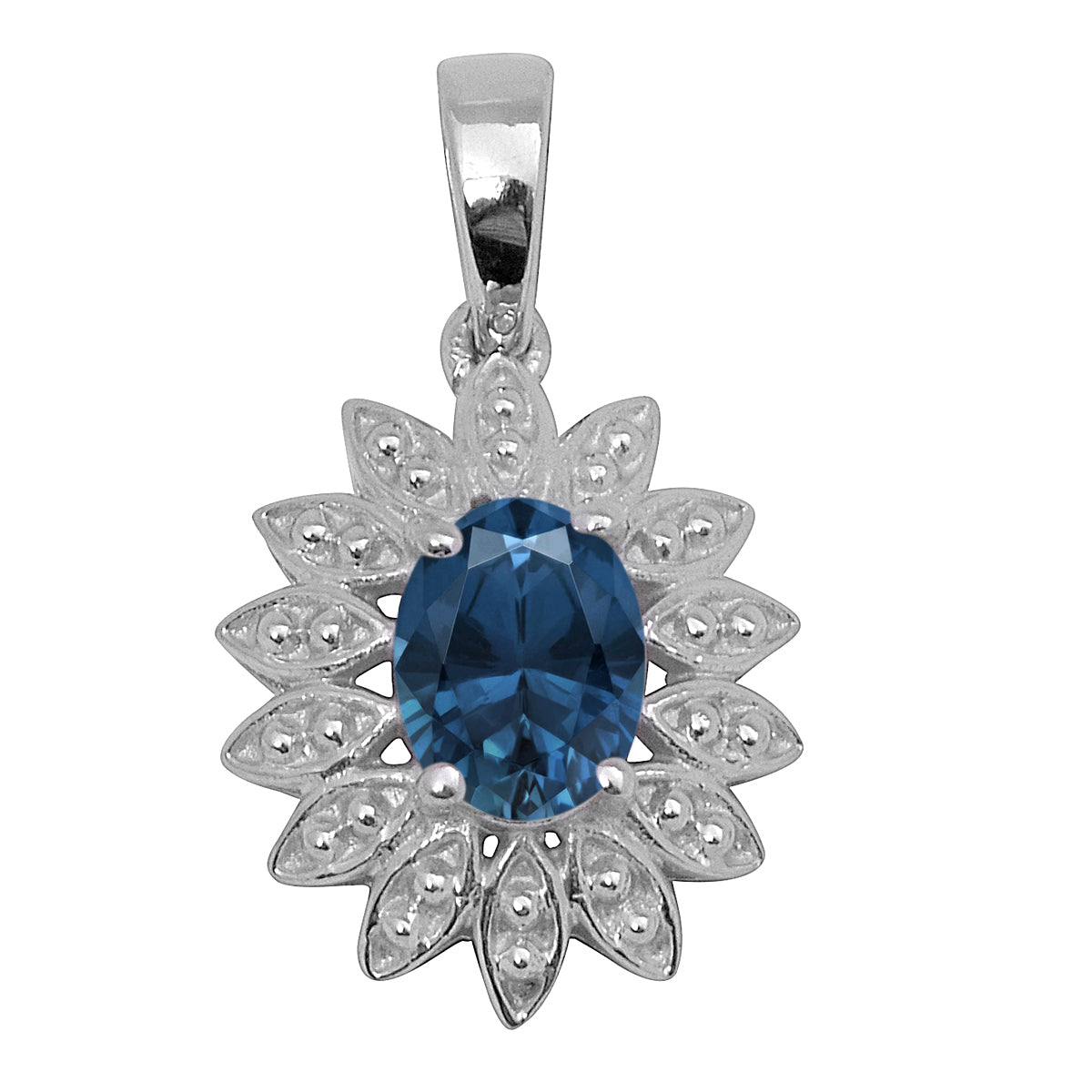 Victorian Design Multi Choice Gemstone Pendant