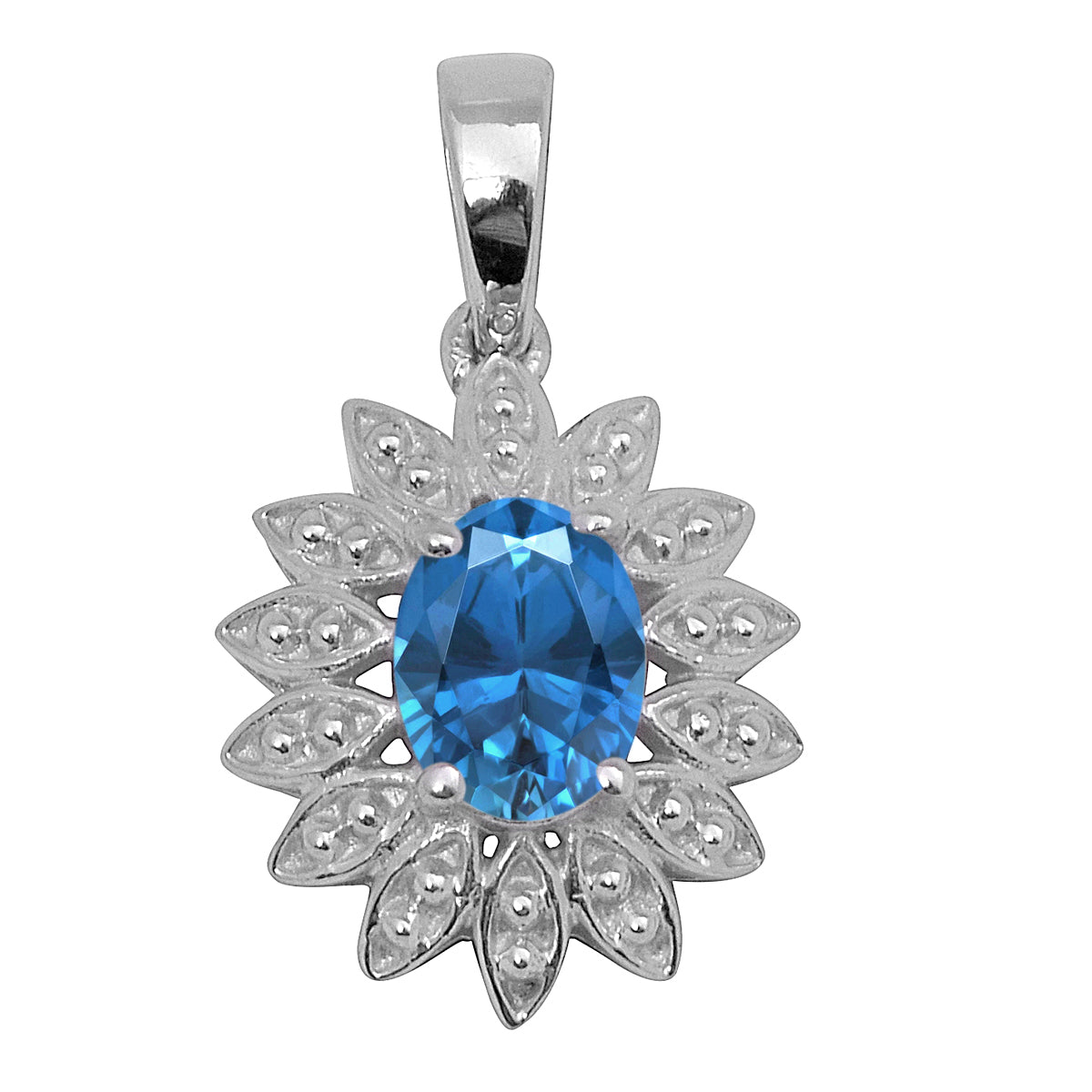 Victorian Design Multi Choice Gemstone Pendant
