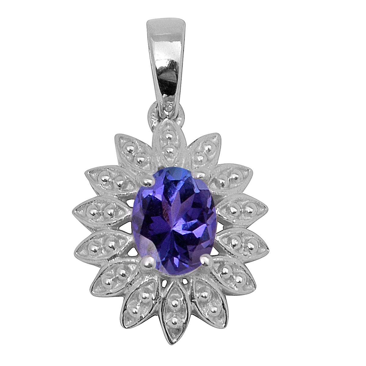 Victorian Design Multi Choice Gemstone Pendant