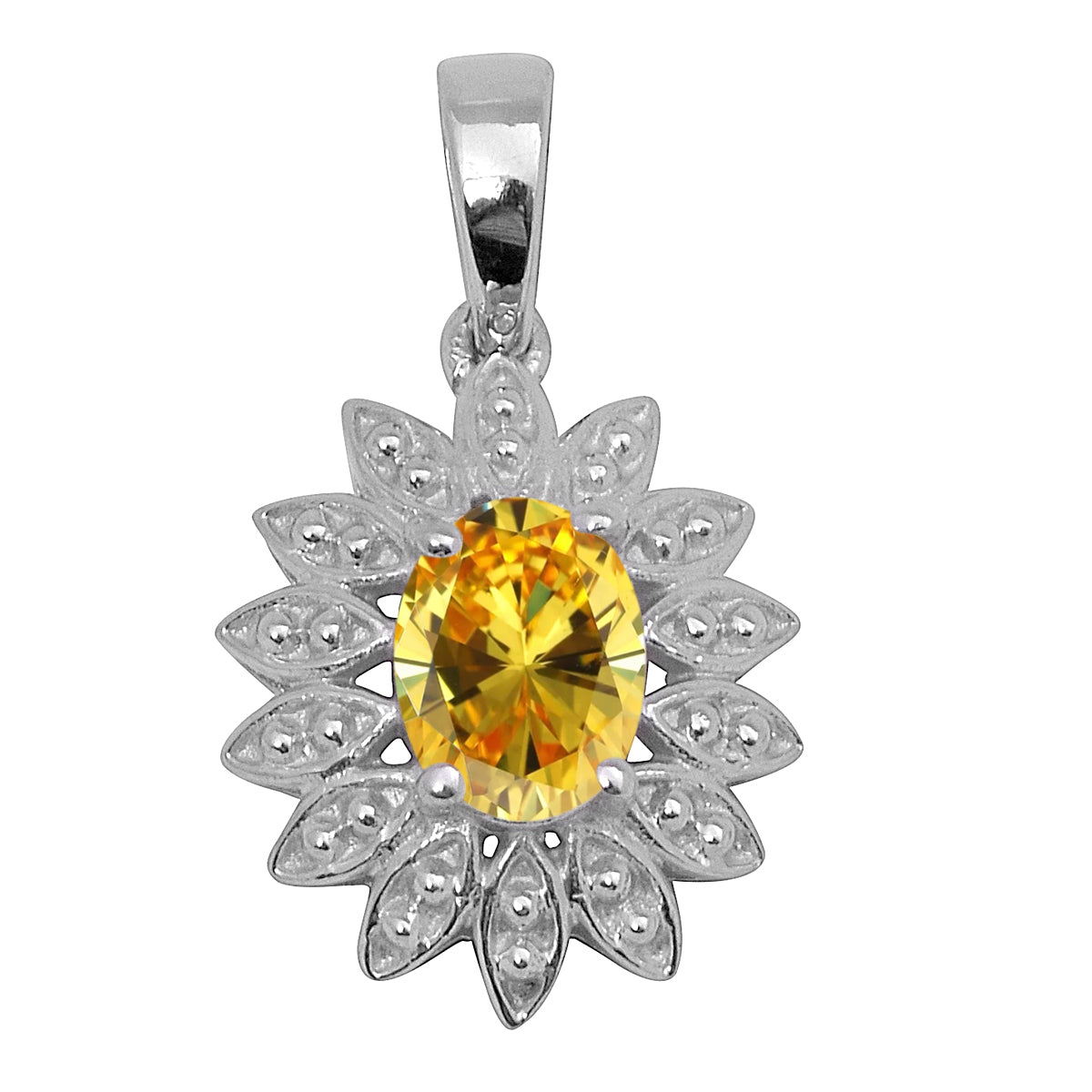 Victorian Design Multi Choice Gemstone Pendant