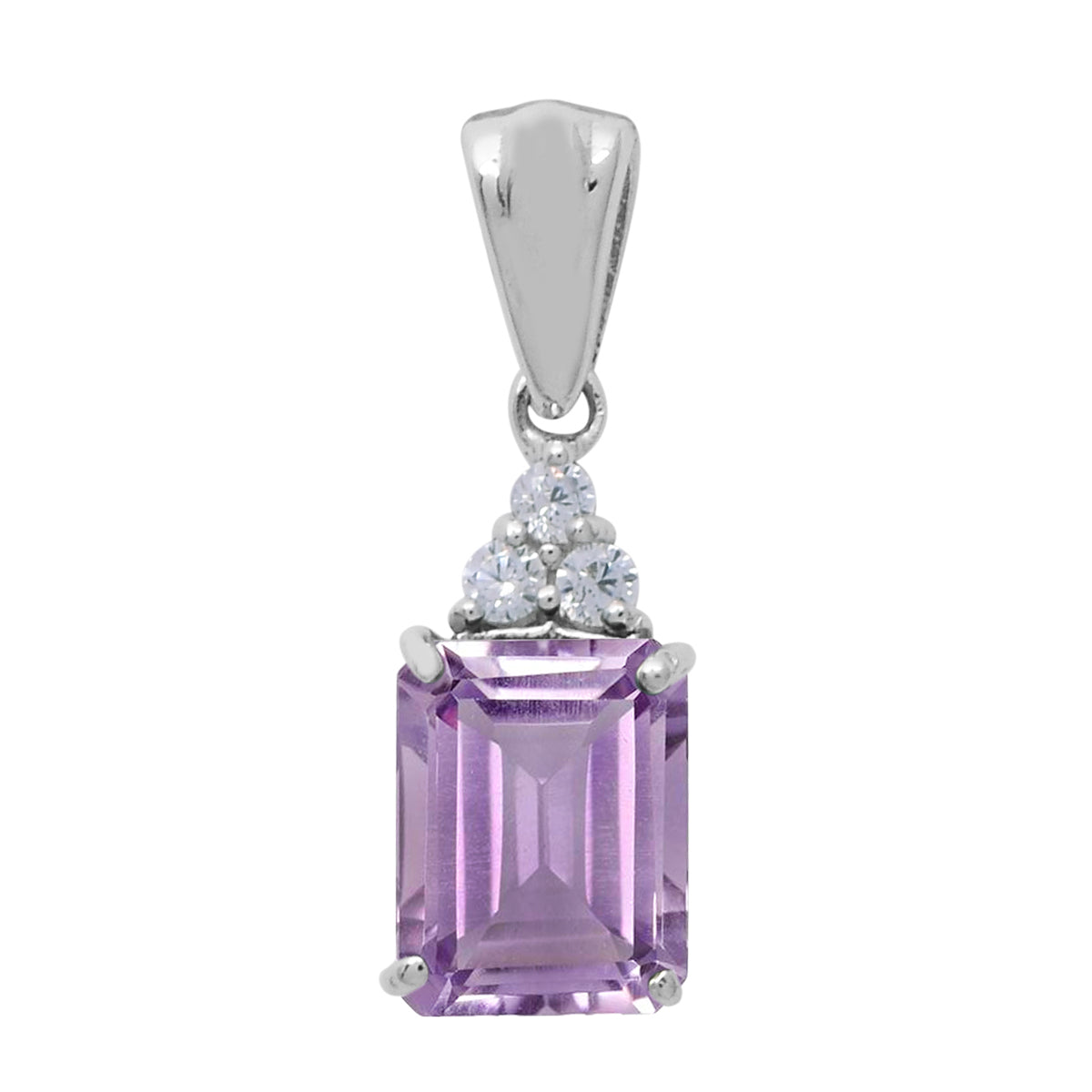 Solitaire Octagon Multi Choice Gemstone Pendant