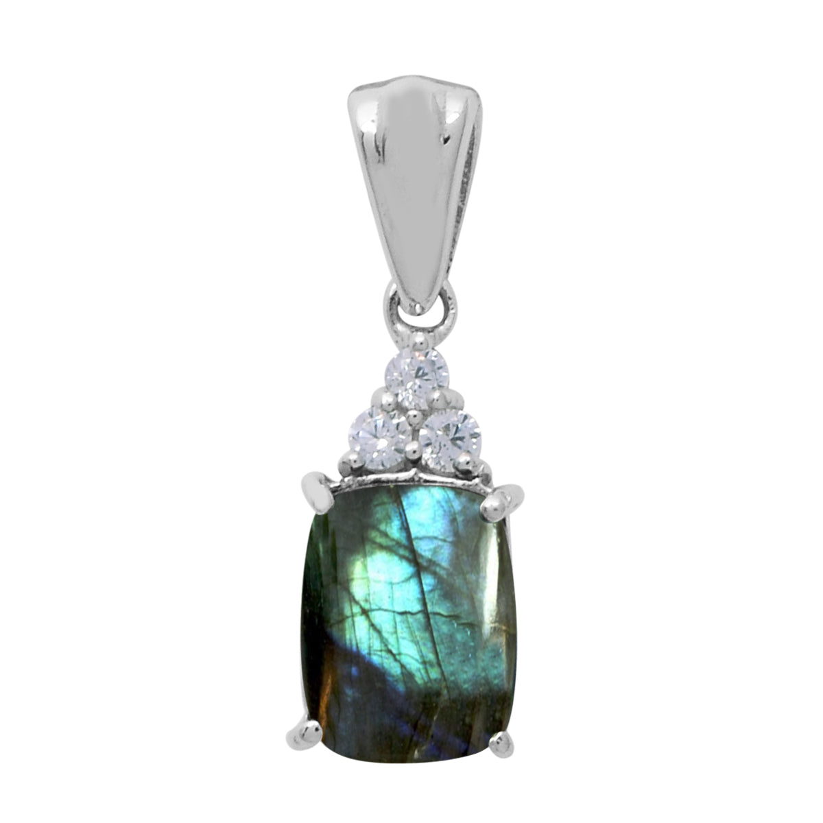 Solitaire Octagon Multi Choice Gemstone Pendant