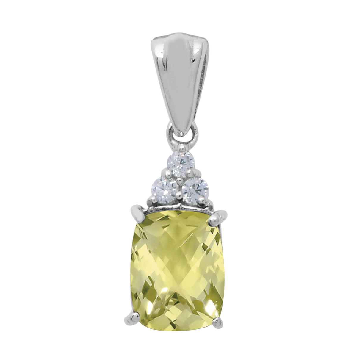Solitaire Octagon Multi Choice Gemstone Pendant