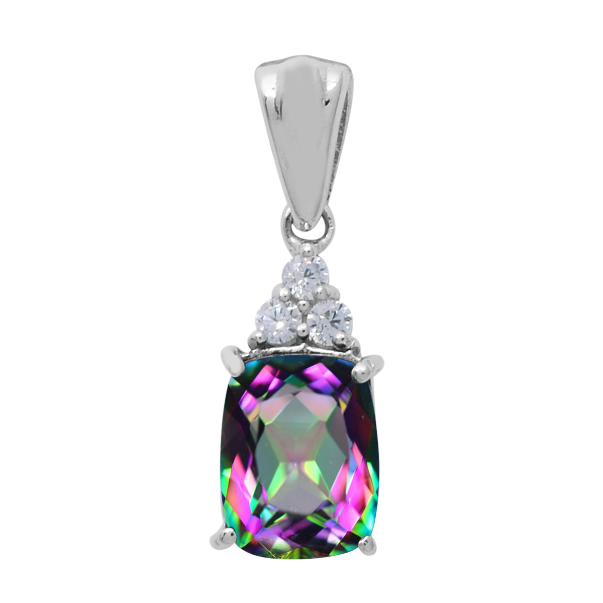 Solitaire Octagon Multi Choice Gemstone Pendant