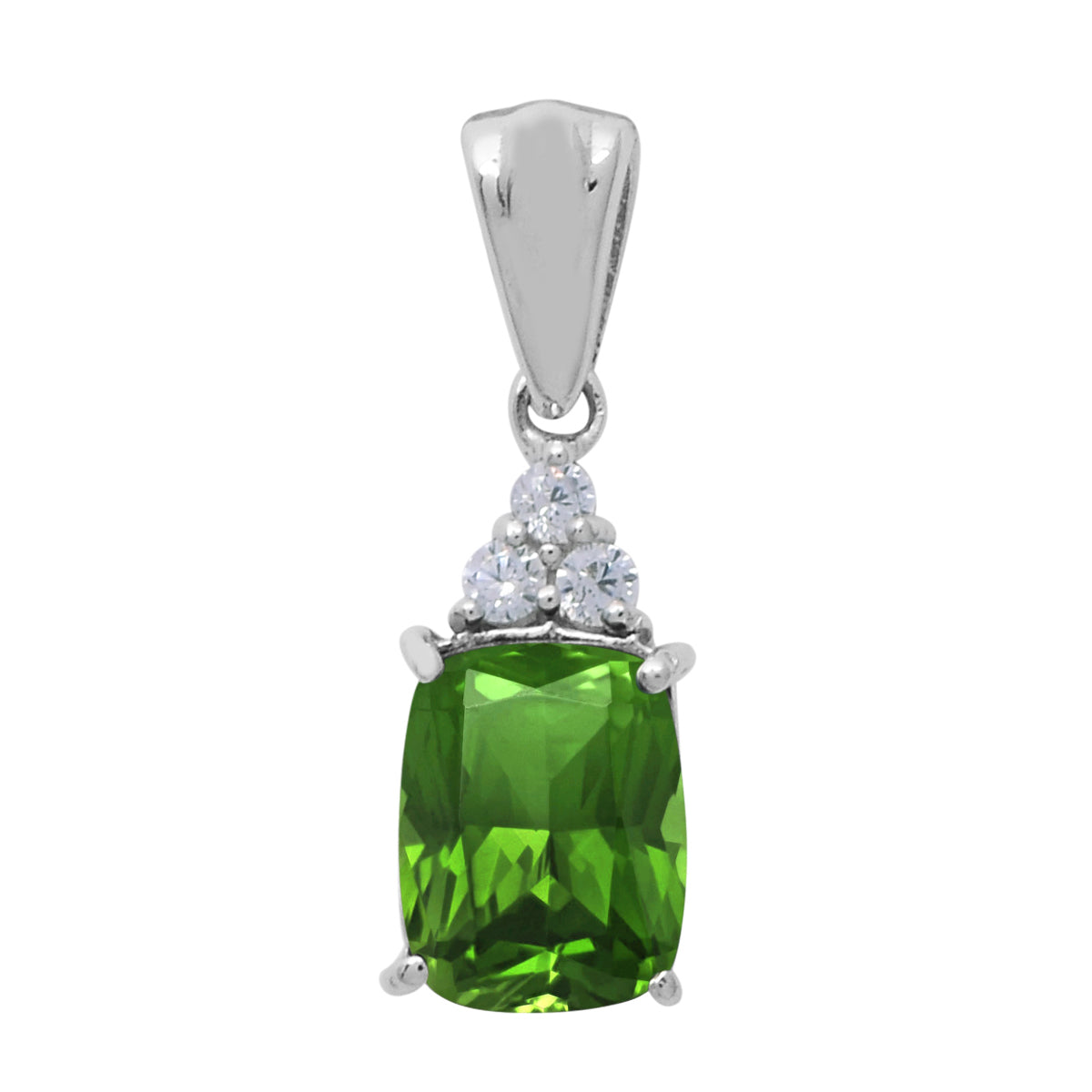 Solitaire Octagon Multi Choice Gemstone Pendant
