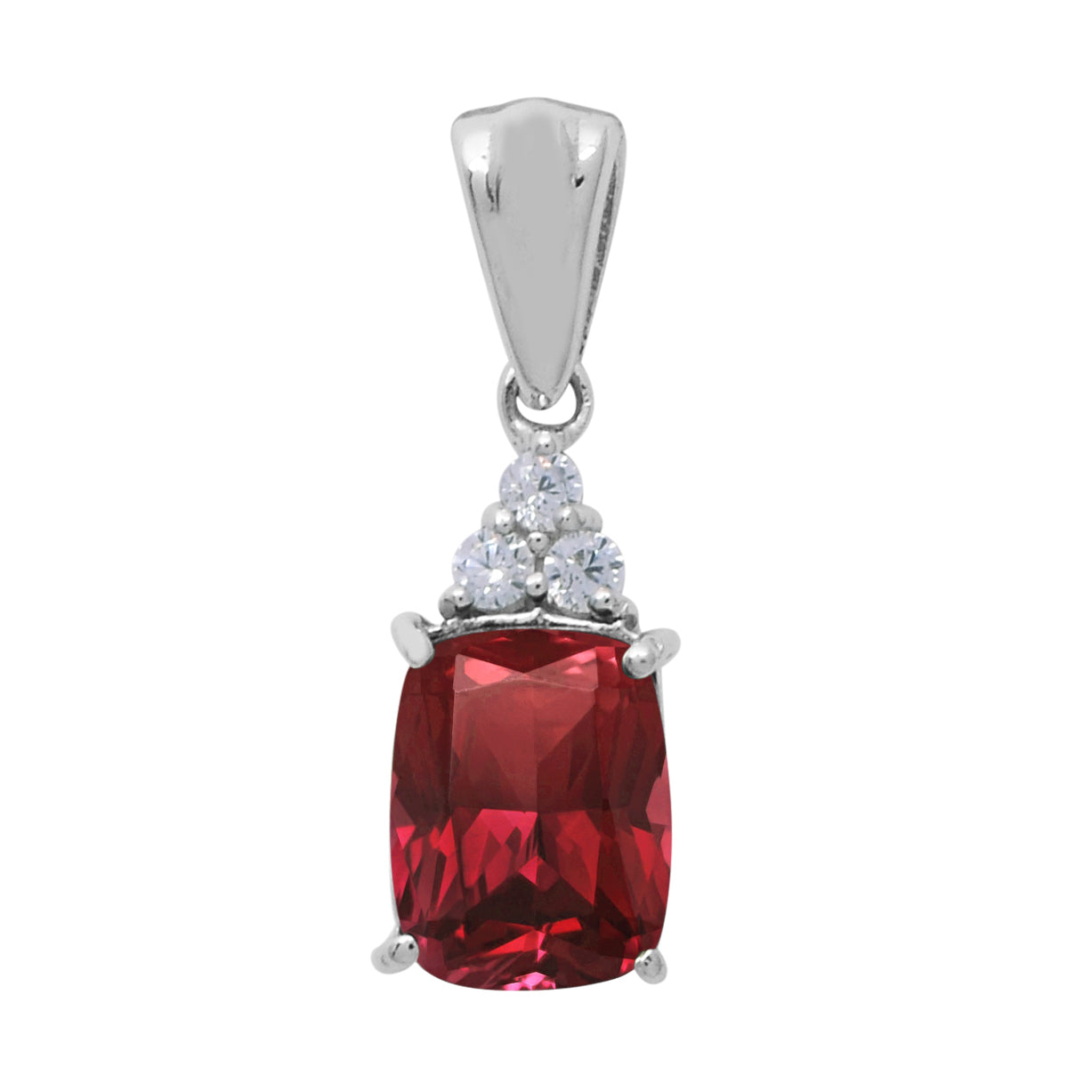 Solitaire Octagon Multi Choice Gemstone Pendant