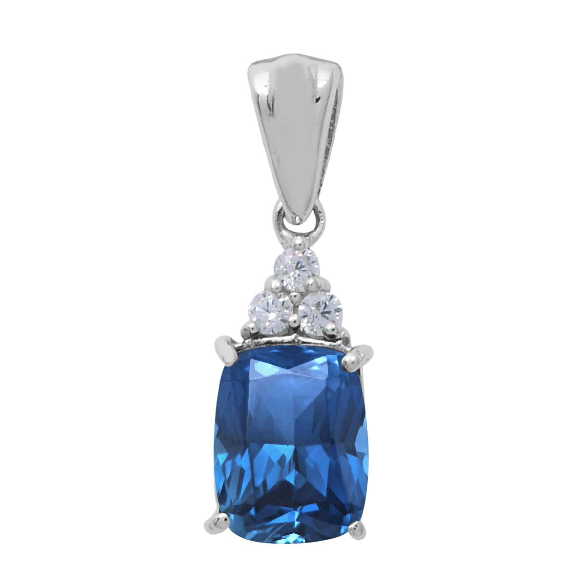 Solitaire Octagon Multi Choice Gemstone Pendant