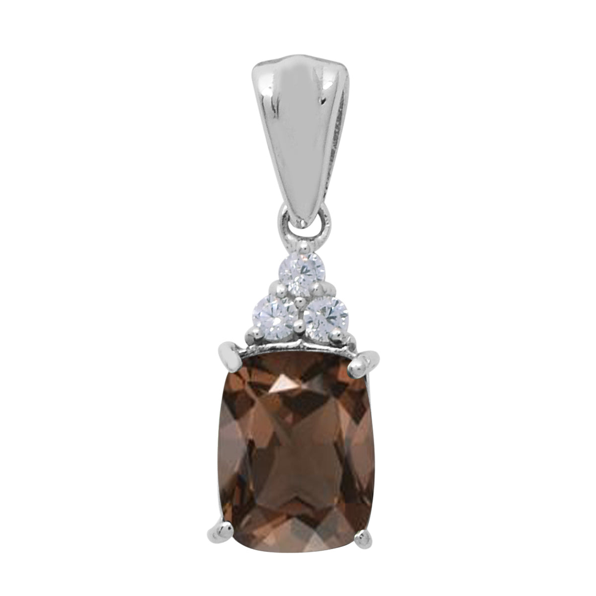 Solitaire Octagon Multi Choice Gemstone Pendant