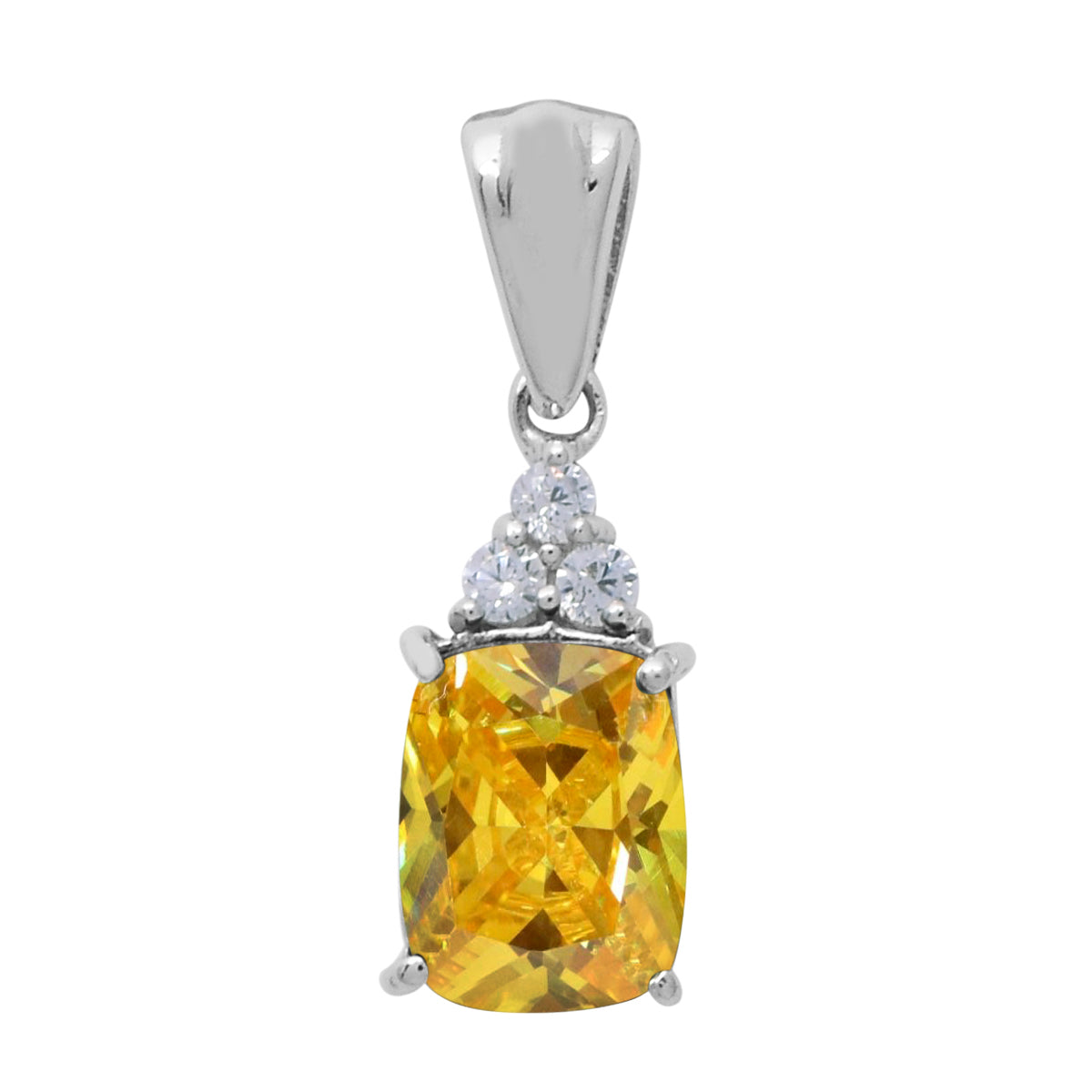 Solitaire Octagon Multi Choice Gemstone Pendant