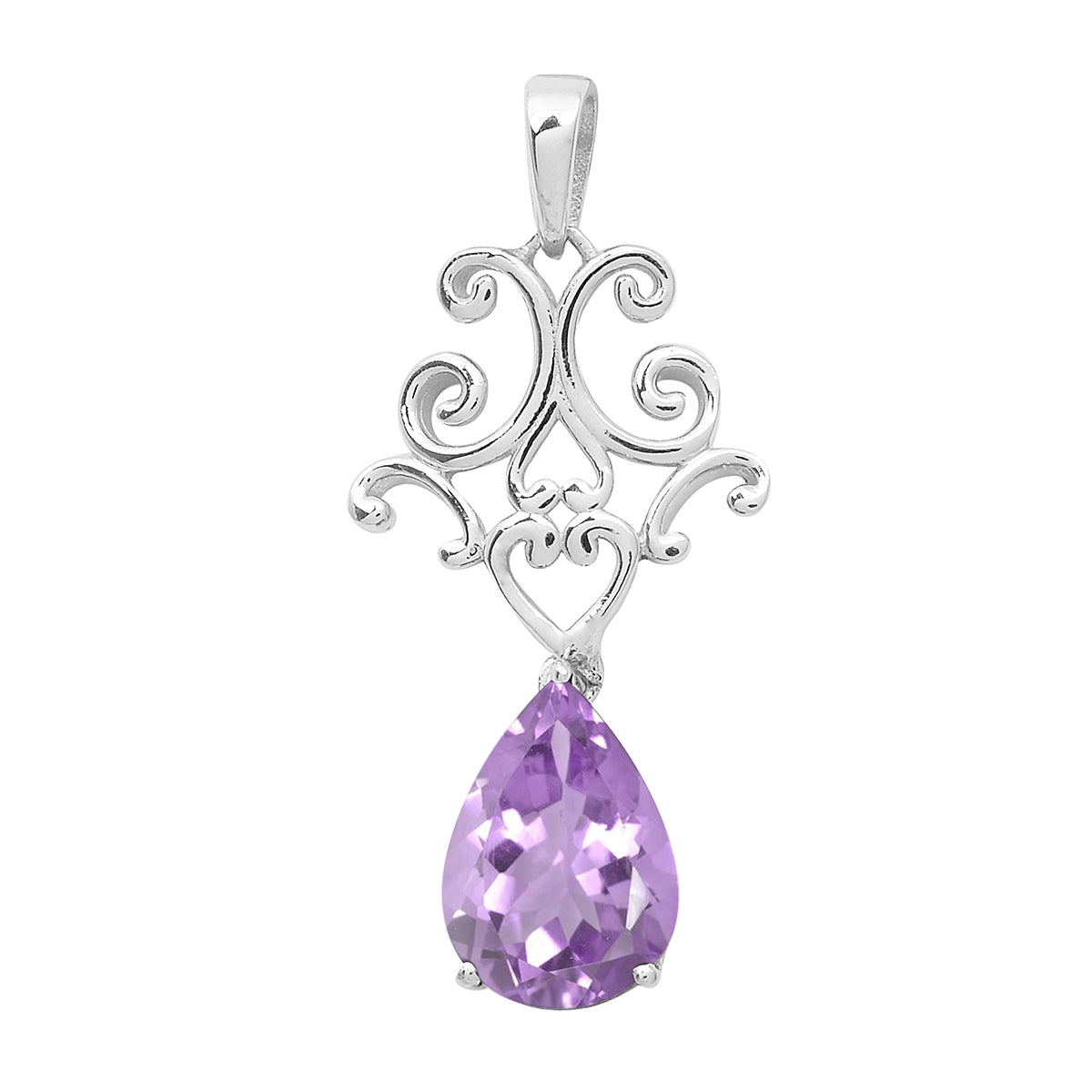 Ciondolo con pietre preziose a scelta multipla con design ad albero