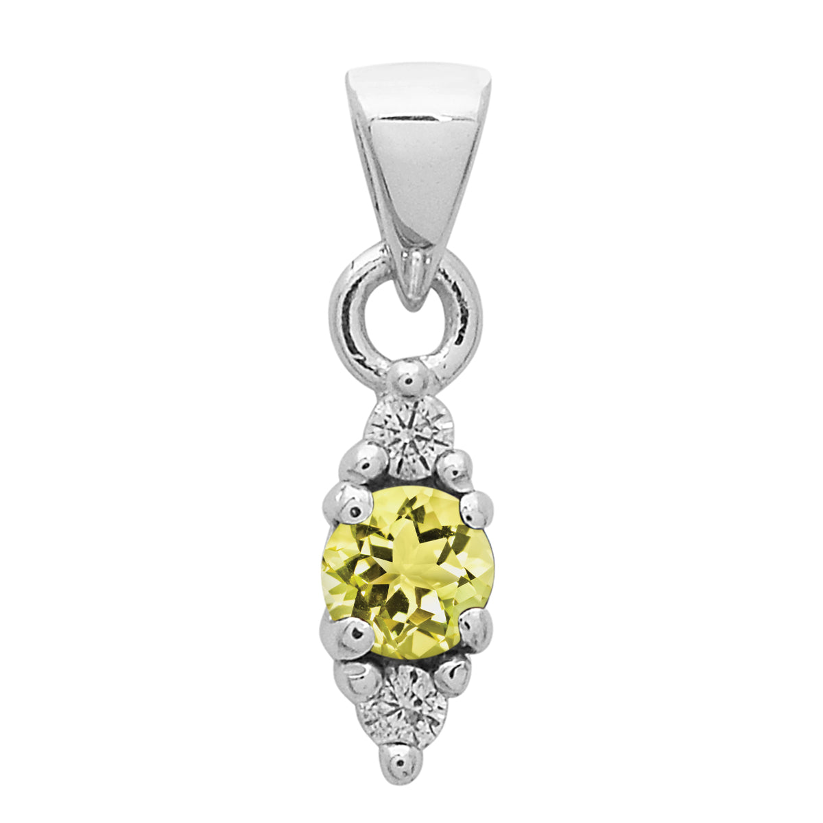 Tear Drop Tiny Multi Choice Gemstone Pendant