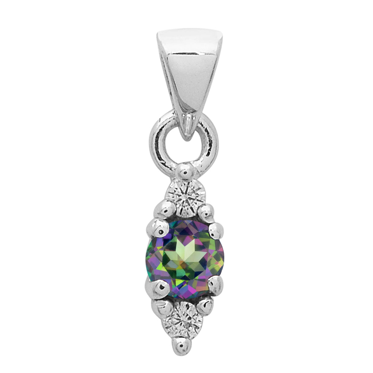 Tear Drop Tiny Multi Choice Gemstone Pendant