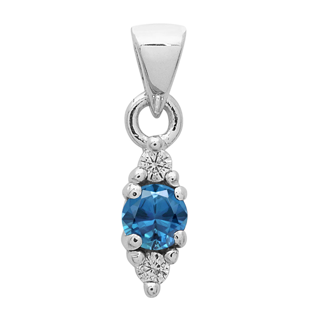 Tear Drop Tiny Multi Choice Gemstone Pendant