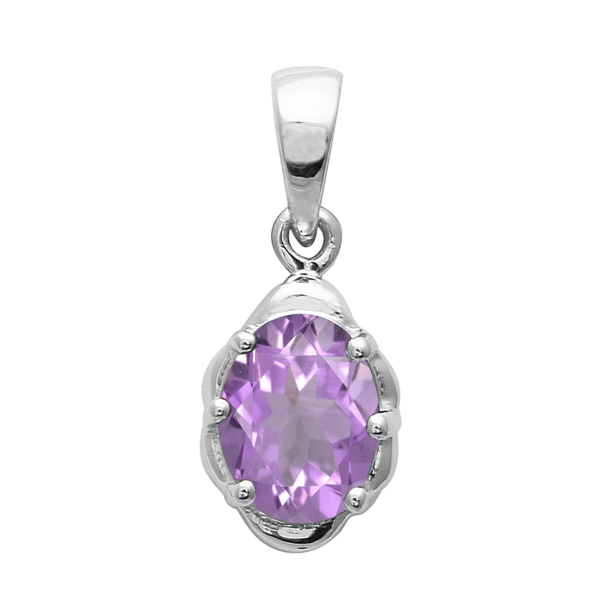 Ciondolo ovale vintage con pietre preziose di diversa scelta