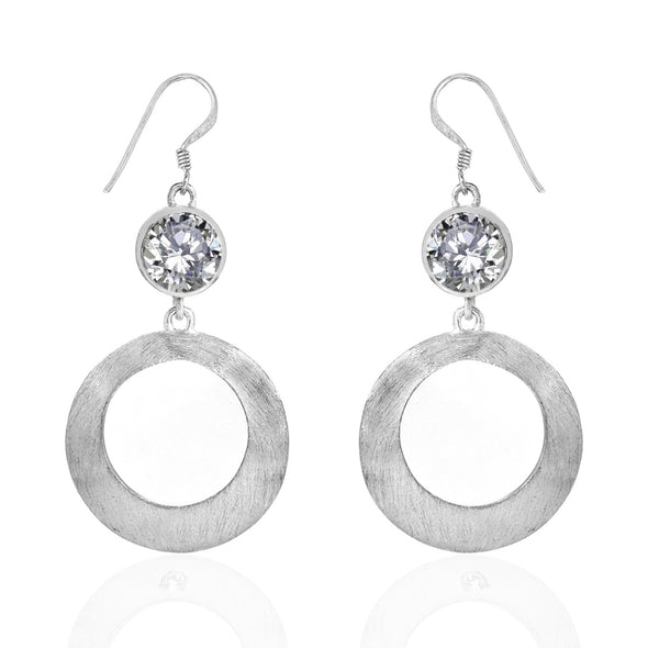 Round Shape Multi Choice Gemstone 925 Sterling Silver Earring