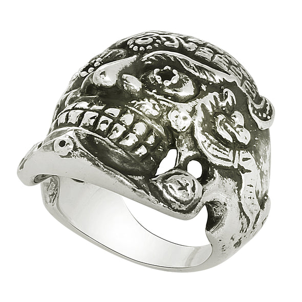 Tibetan Kapala Skull Ring