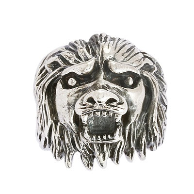 Anello da guerriero con testa di tigre