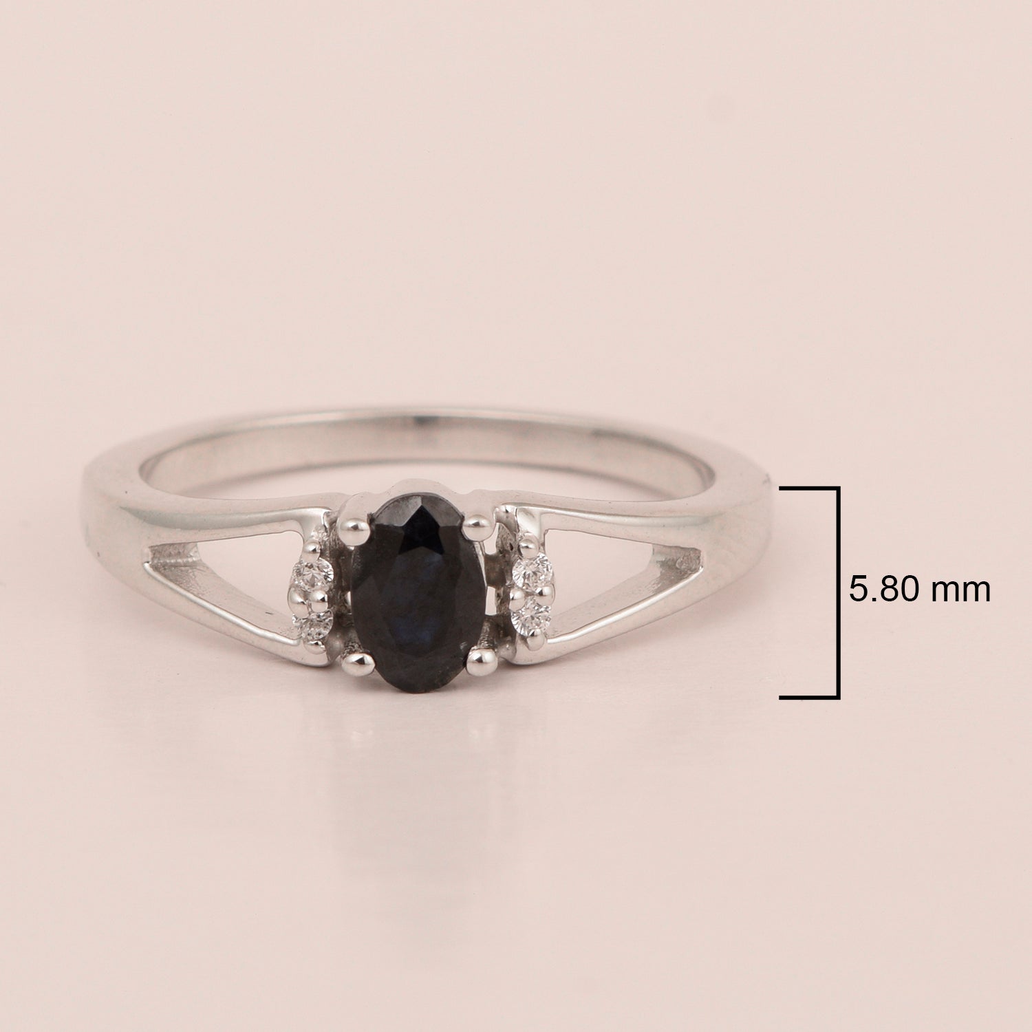 Black Spinel ring