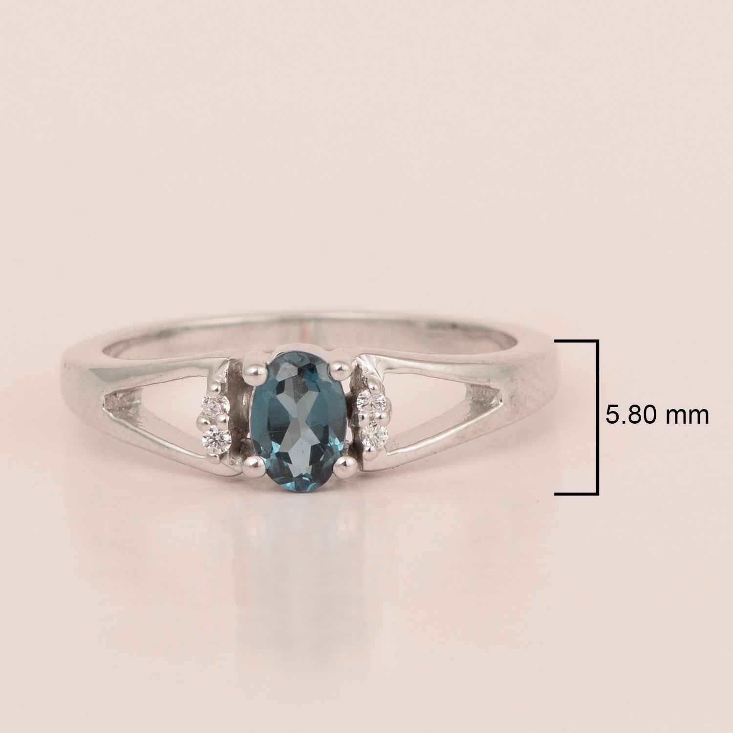 London Blue Topaz ring