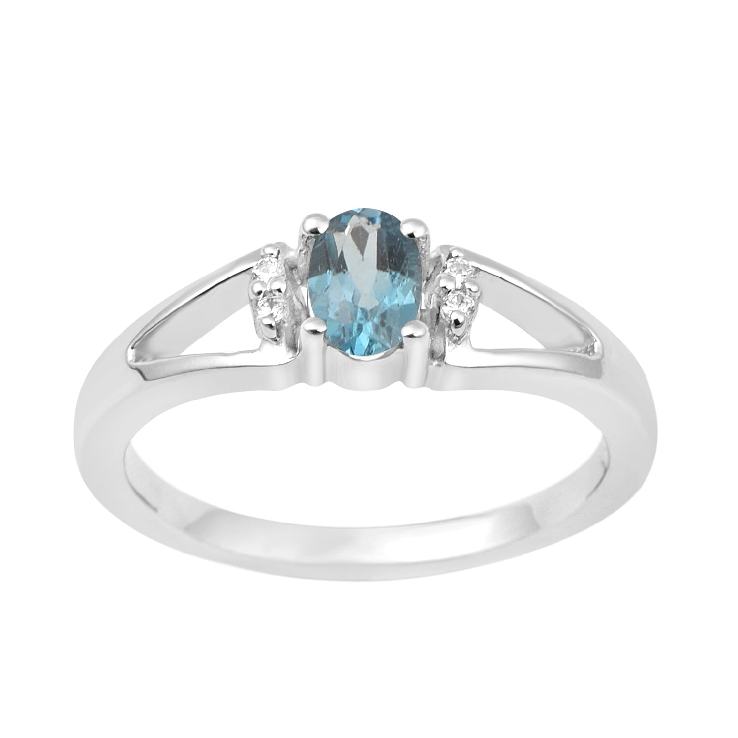 Swiss Blue Topaz ring