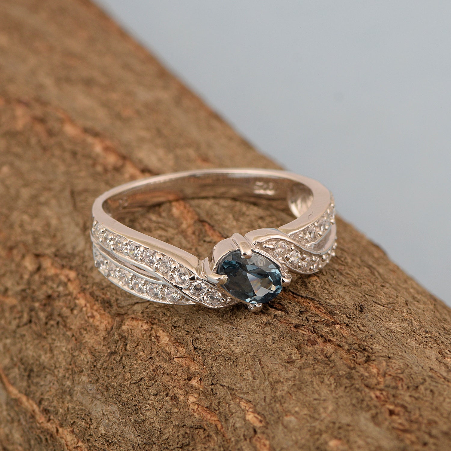 London Blue Topaz ring