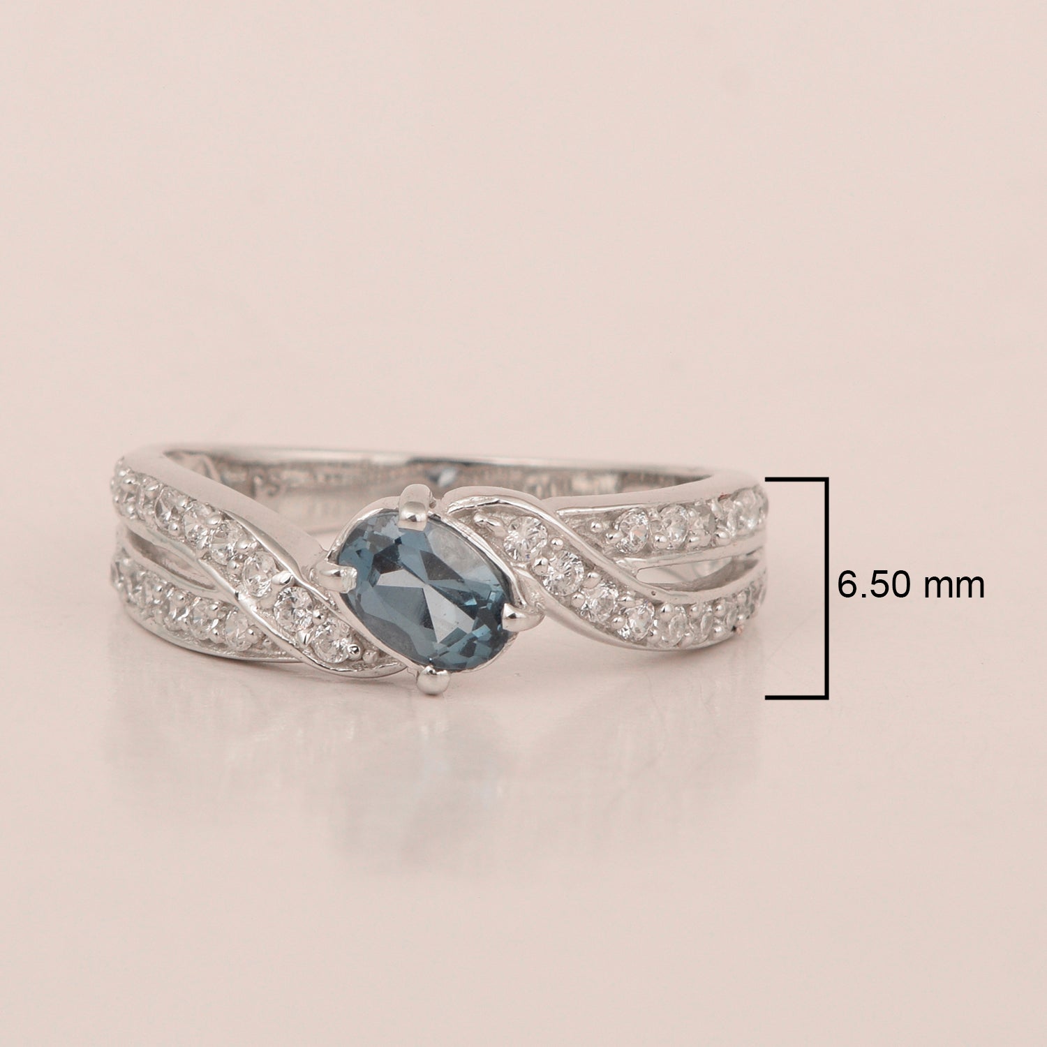 London Blue Topaz ring