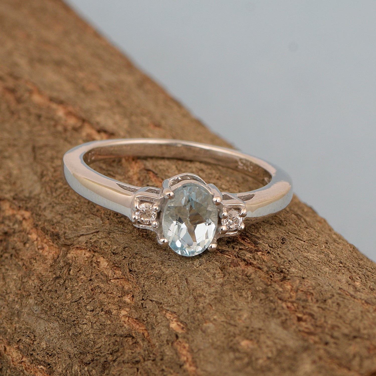 Swiss Blue Topaz ring