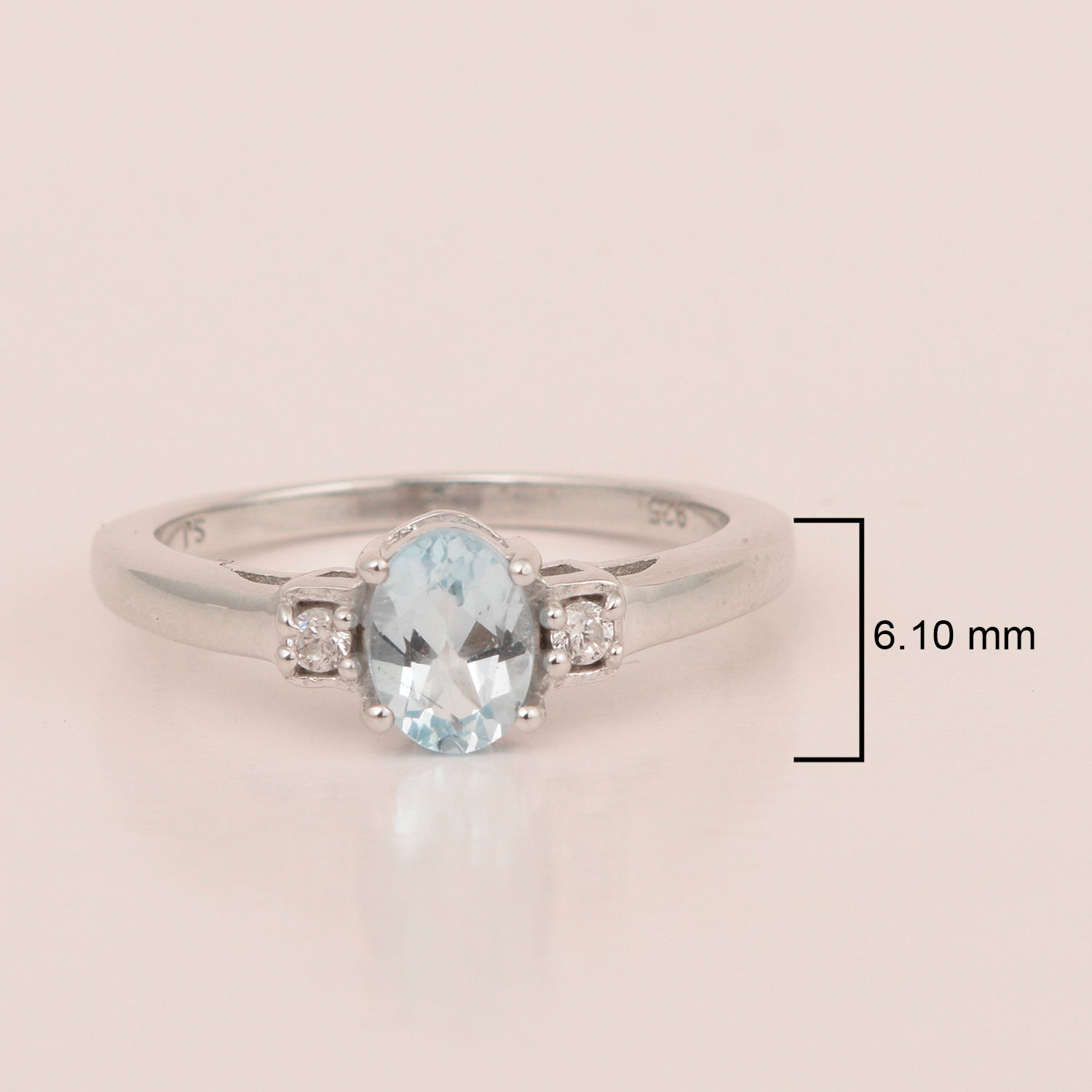 Swiss Blue Topaz ring