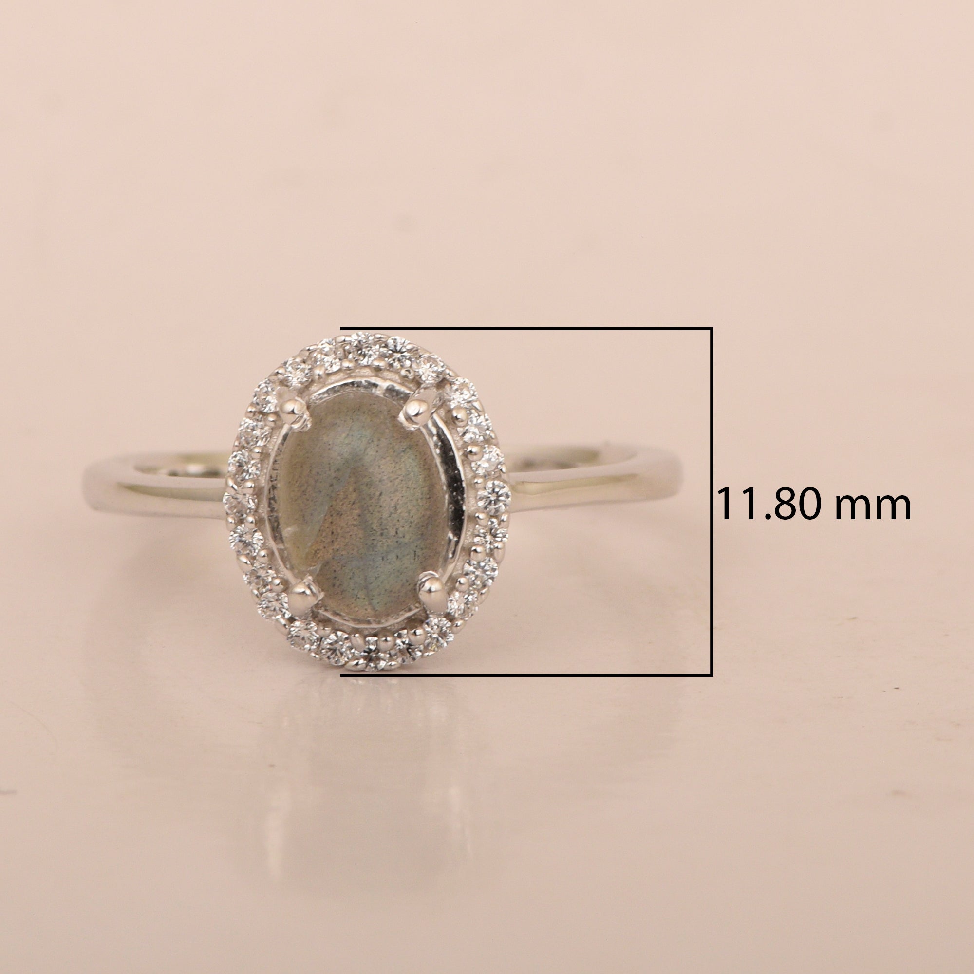 Labradorite ring