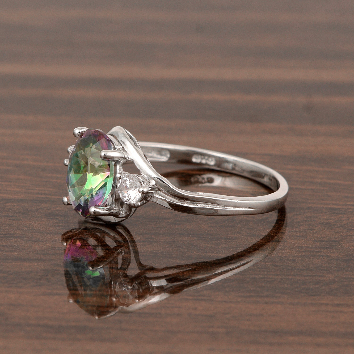 Mystic Topaz ring