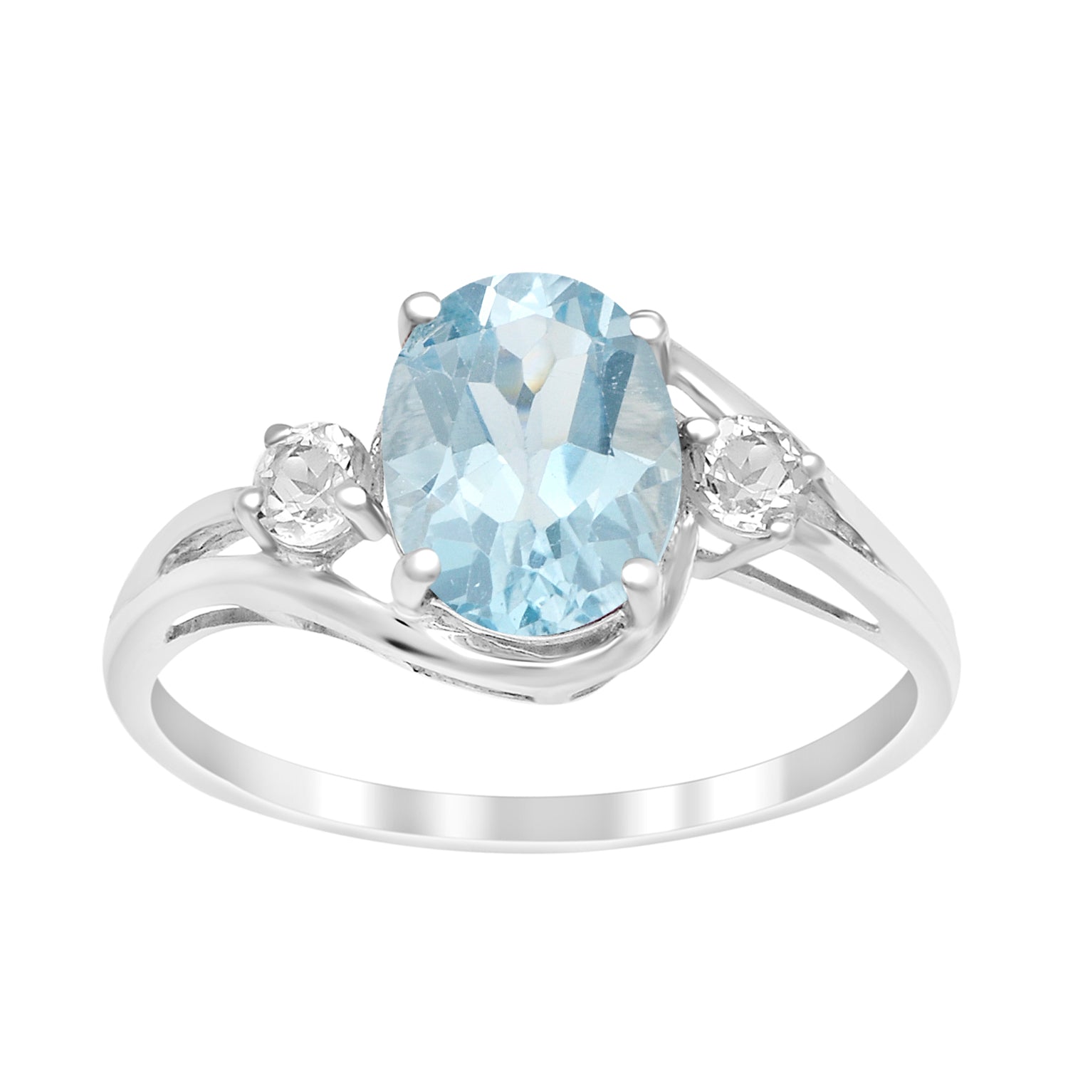 Swiss Blue Topaz ring