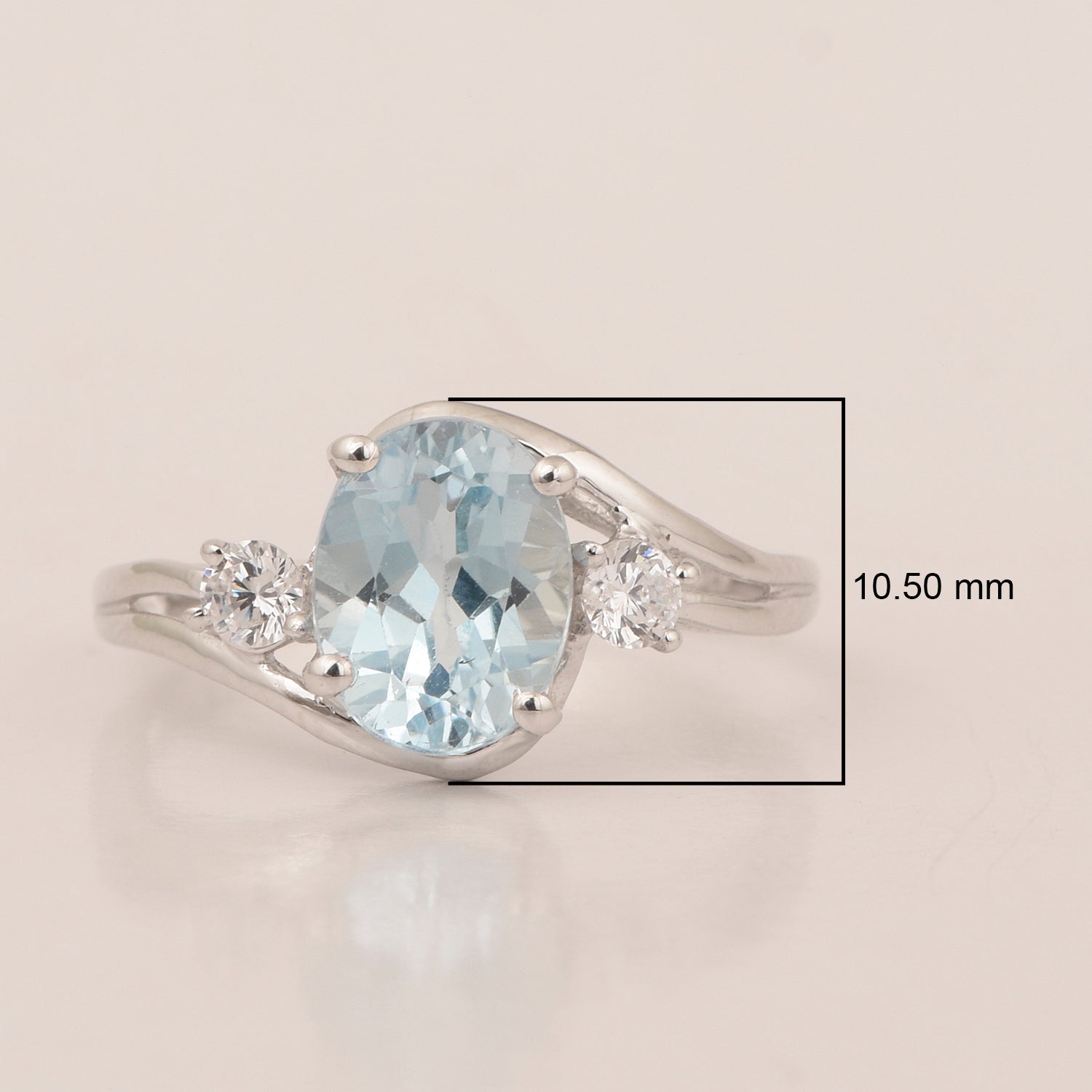 Swiss Blue Topaz ring