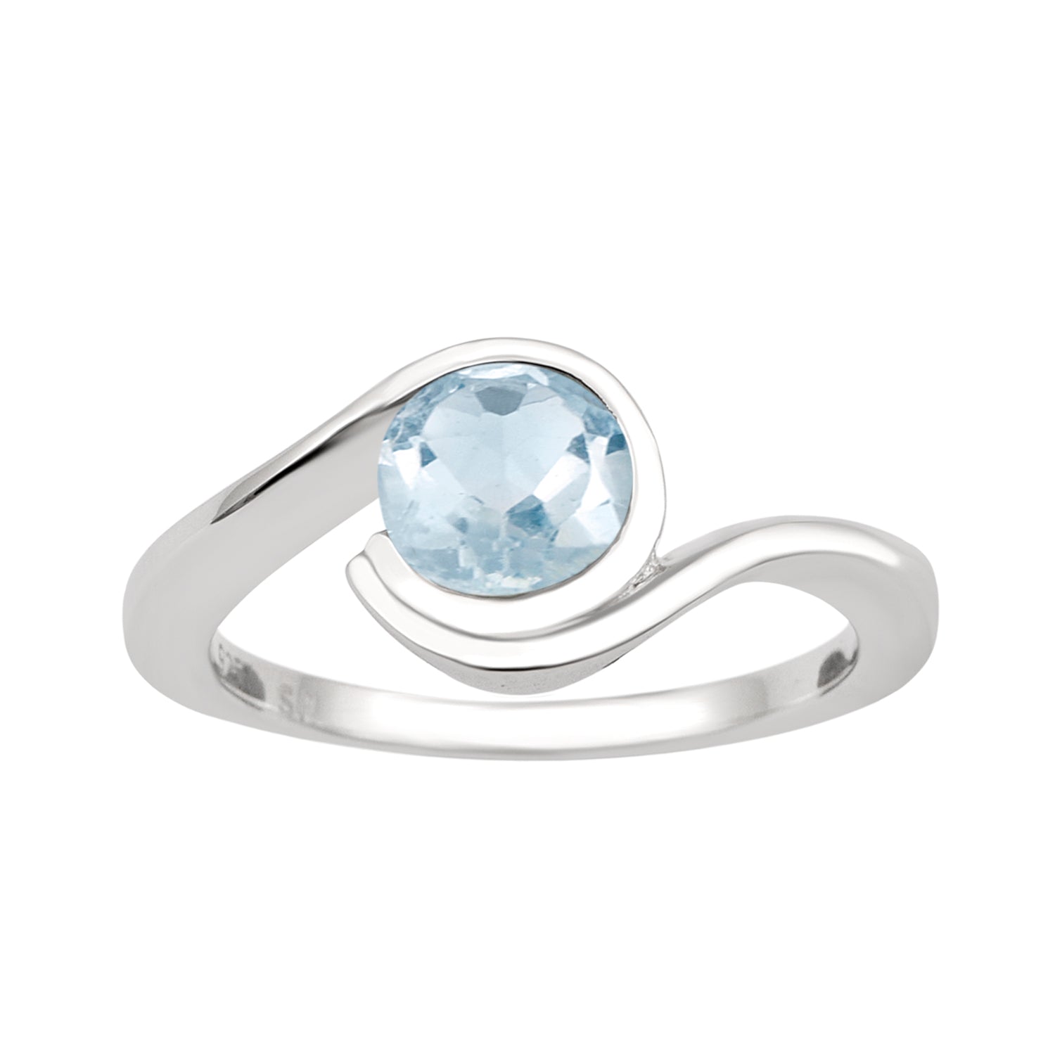 Swiss Blue Topaz ring
