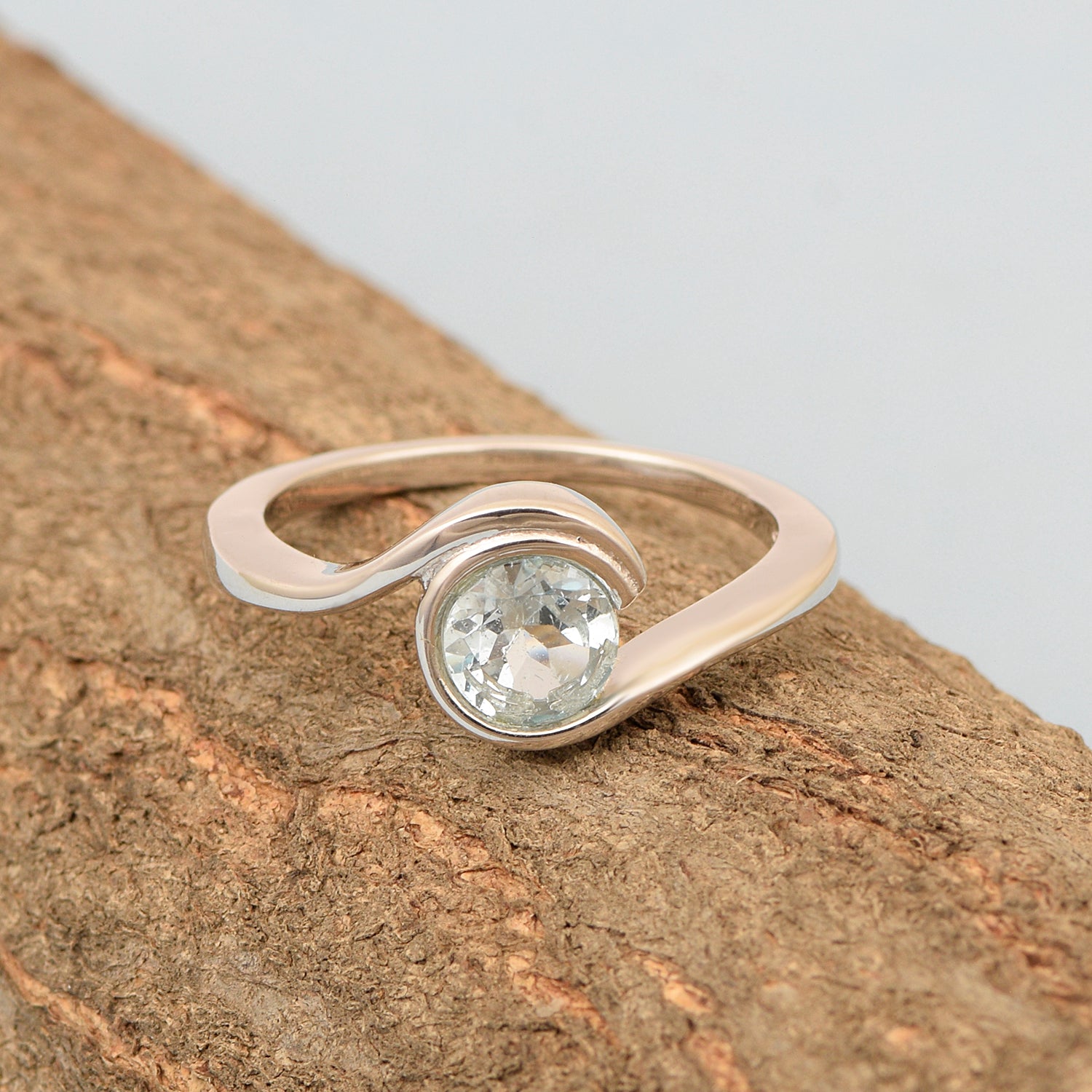 Swiss Blue Topaz ring