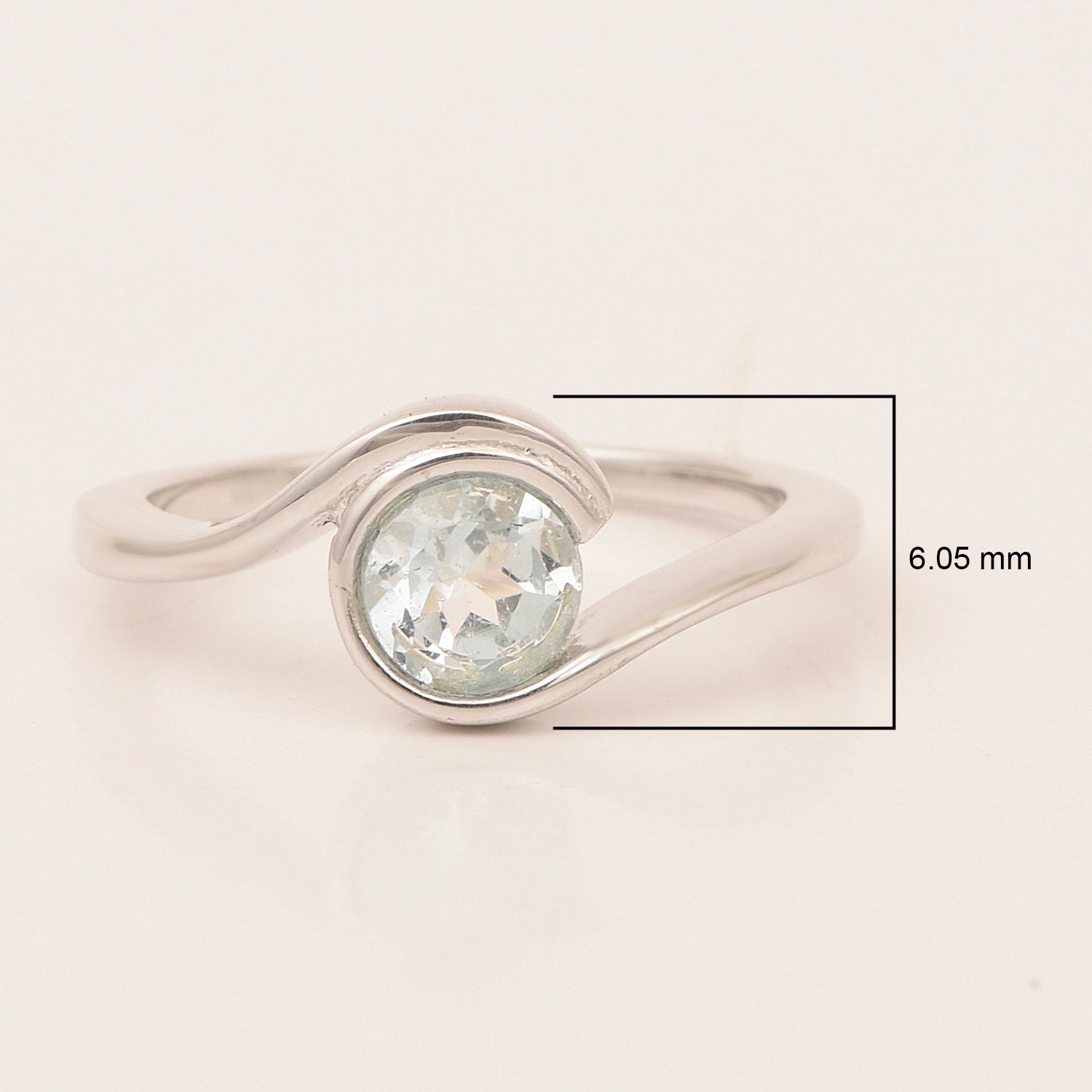 Swiss Blue Topaz ring