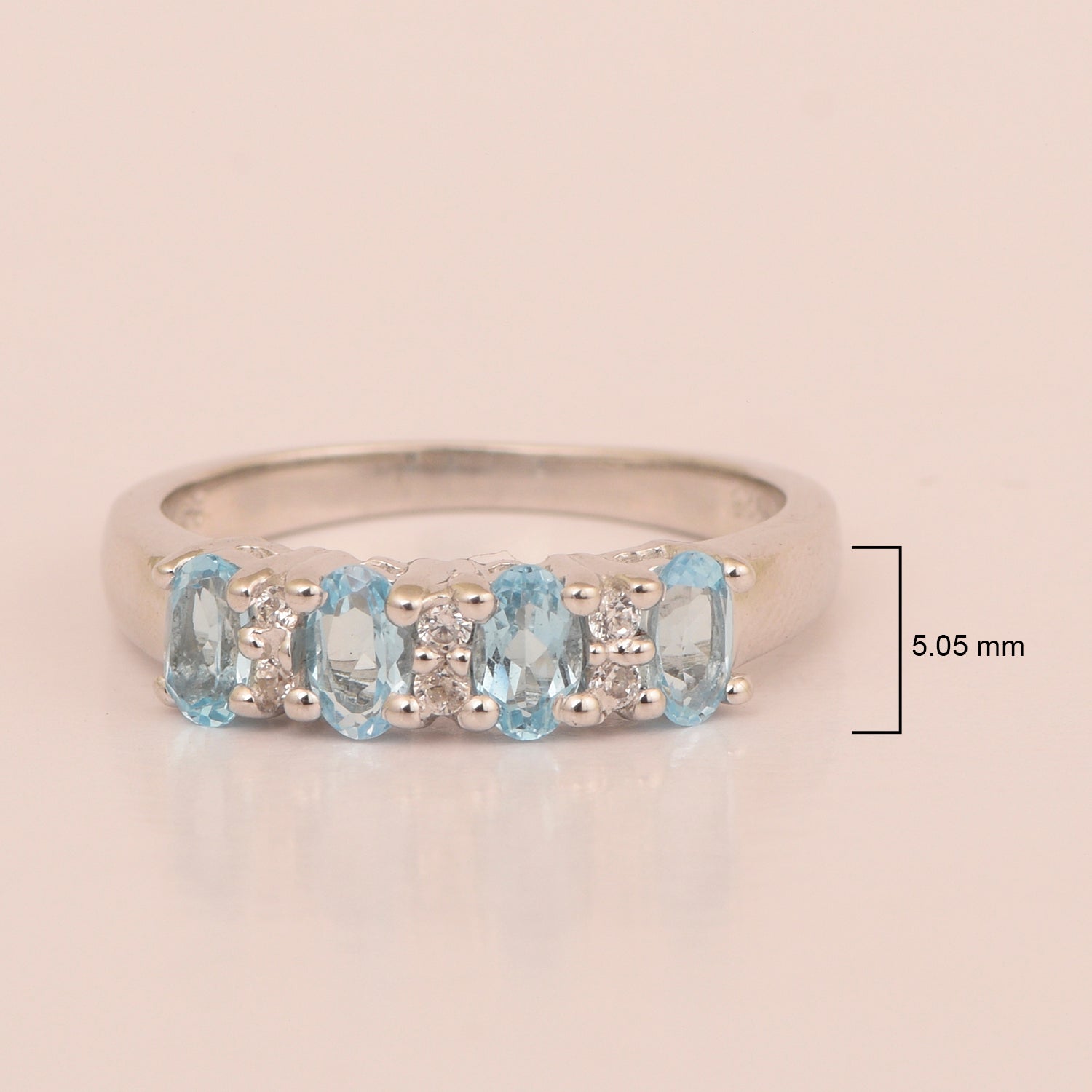 Swiss Blue Topaz ring