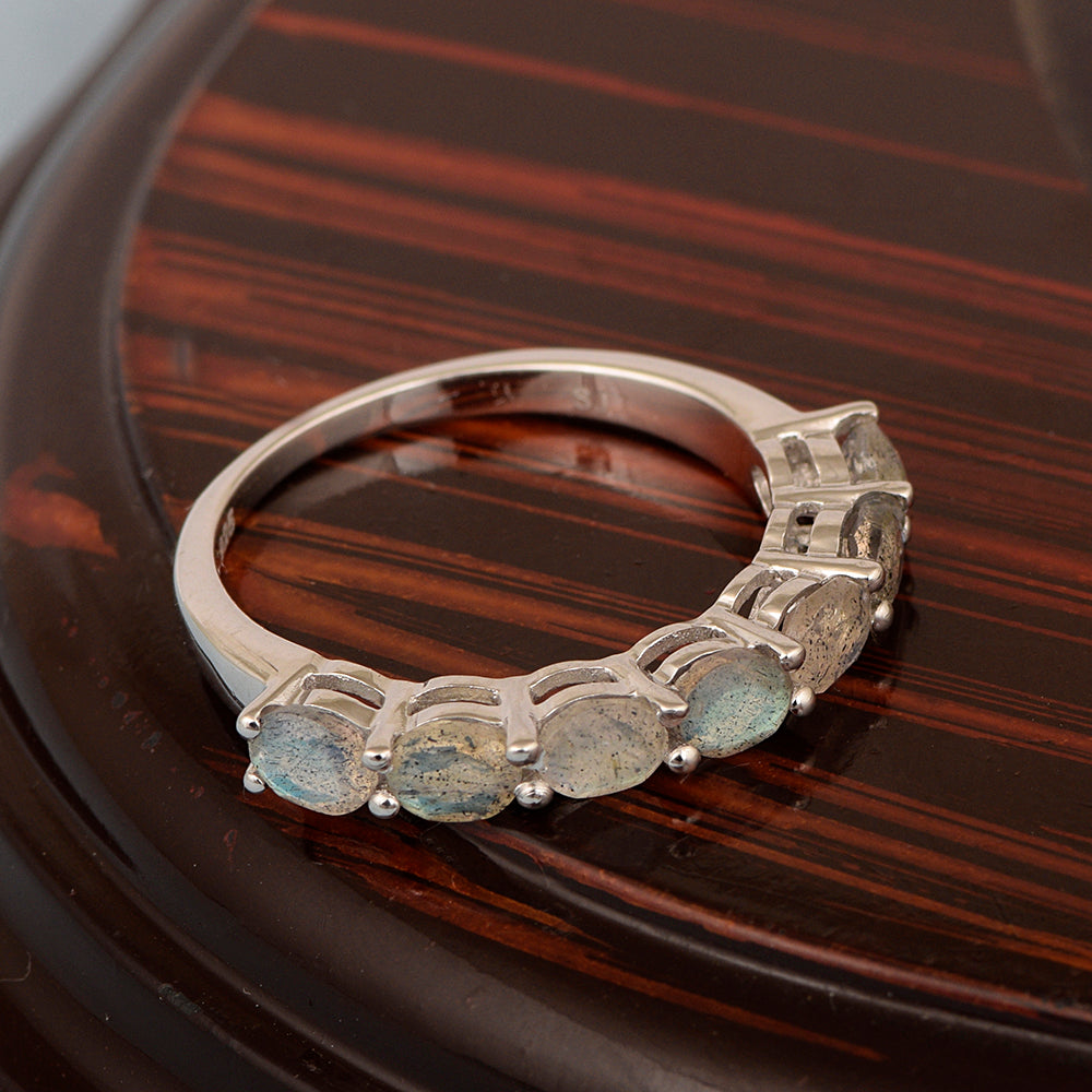 Labradorite ring
