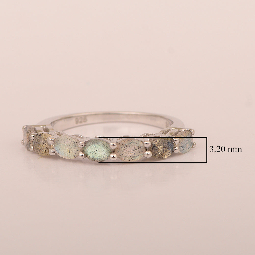 Labradorite ring