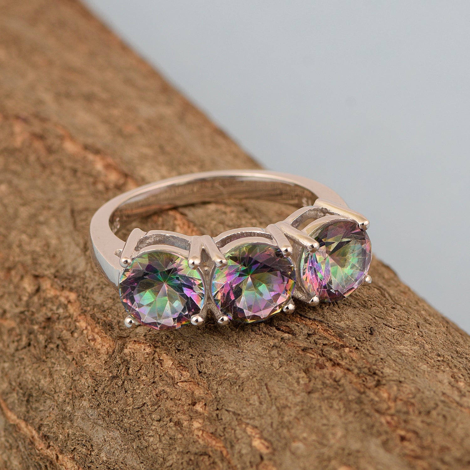 Mystic Topaz ring