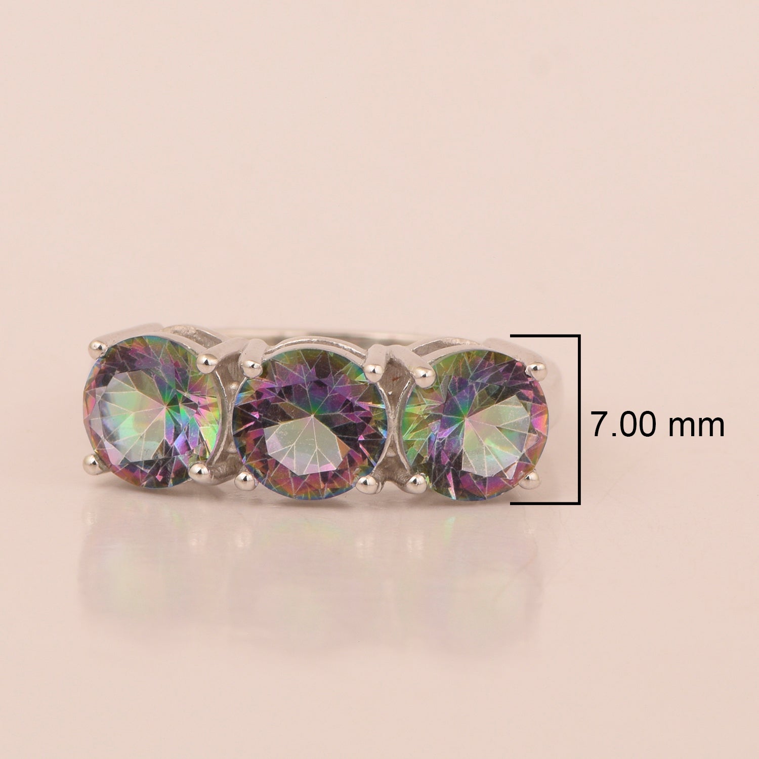 Mystic Topaz ring