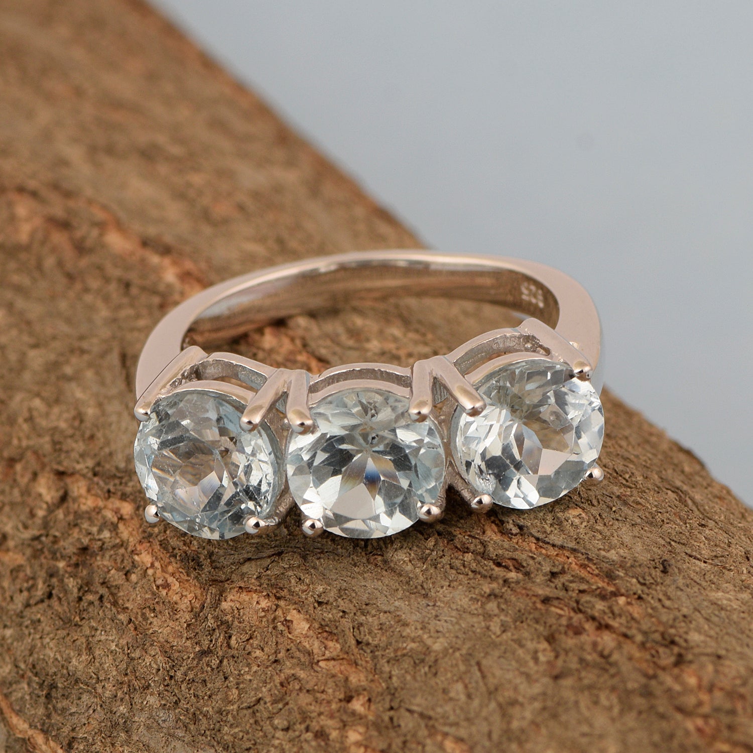 Swiss Blue Topaz ring