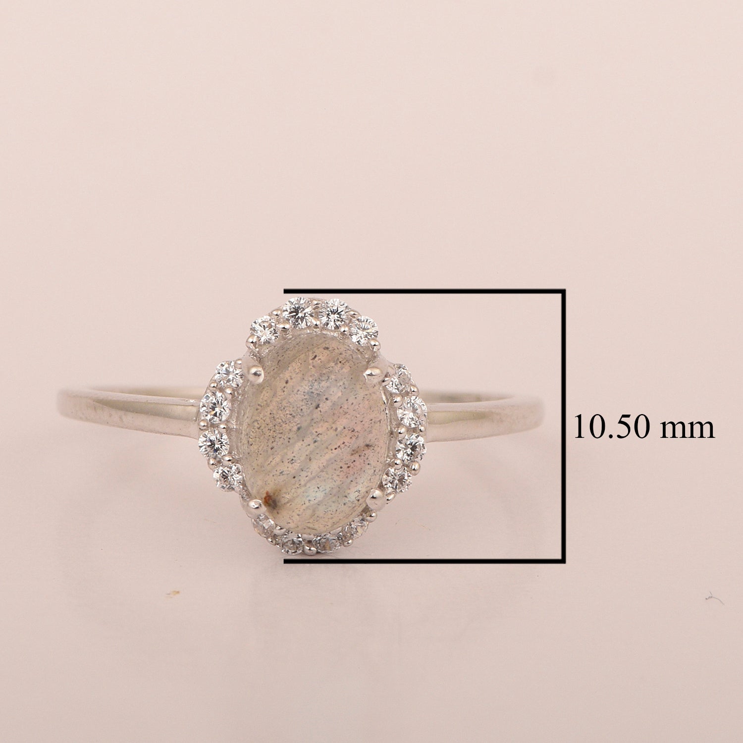 Labradorite ring