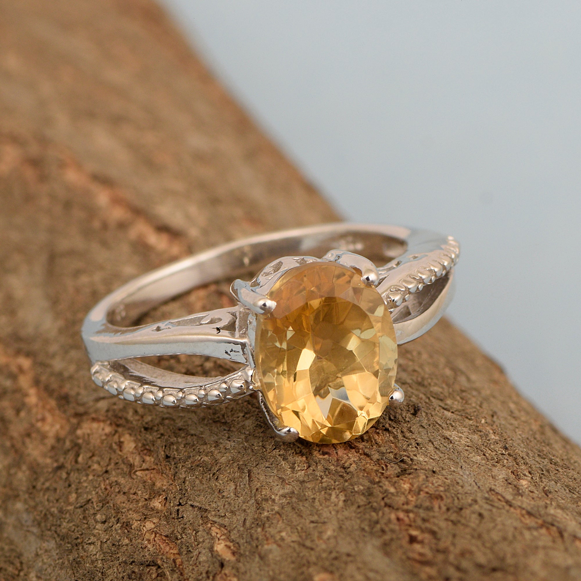 Citrine ring