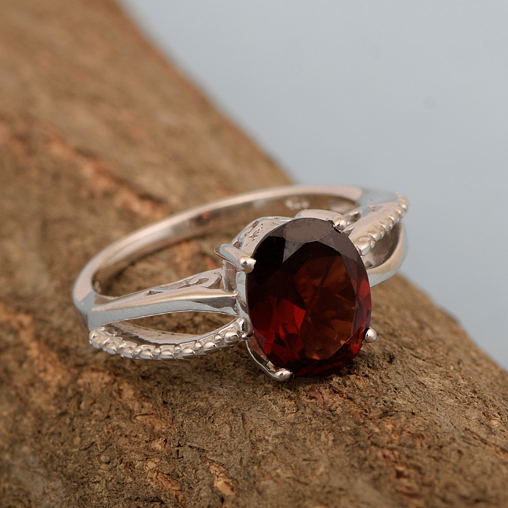 Garnet ring