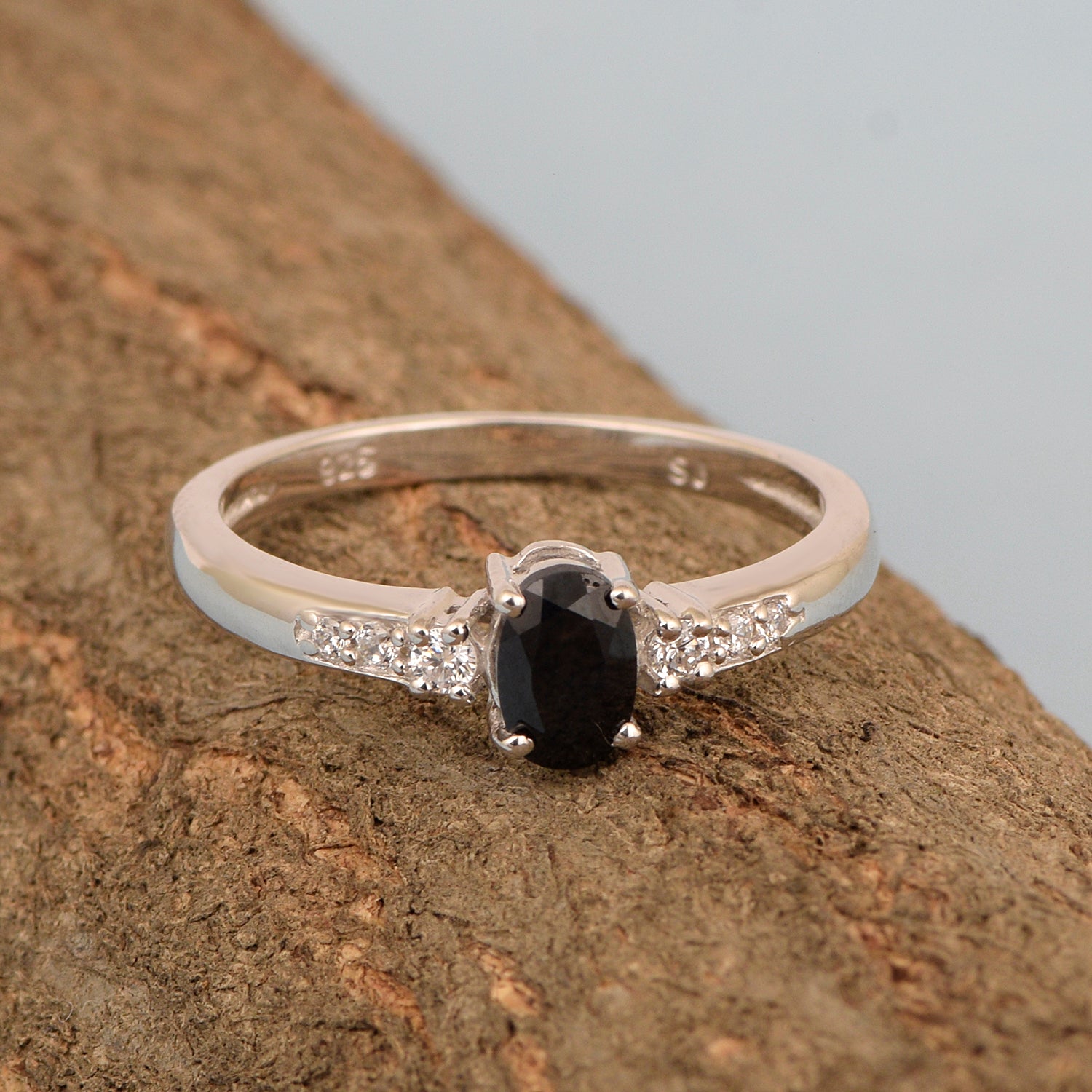 Black Spinel ring