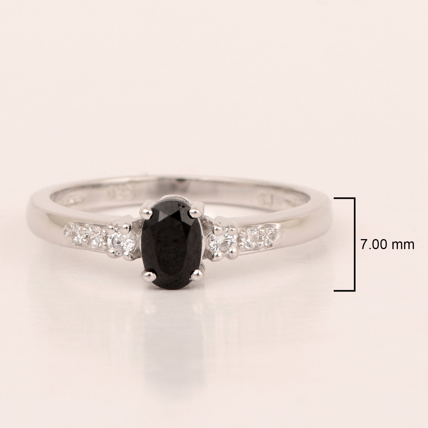 Black Spinel ring