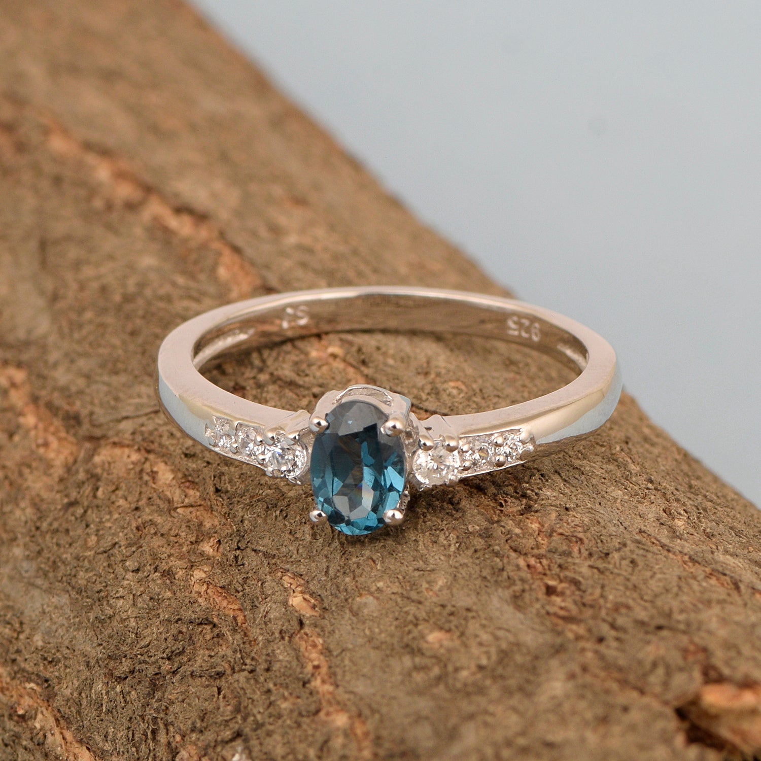 London Blue Topaz ring