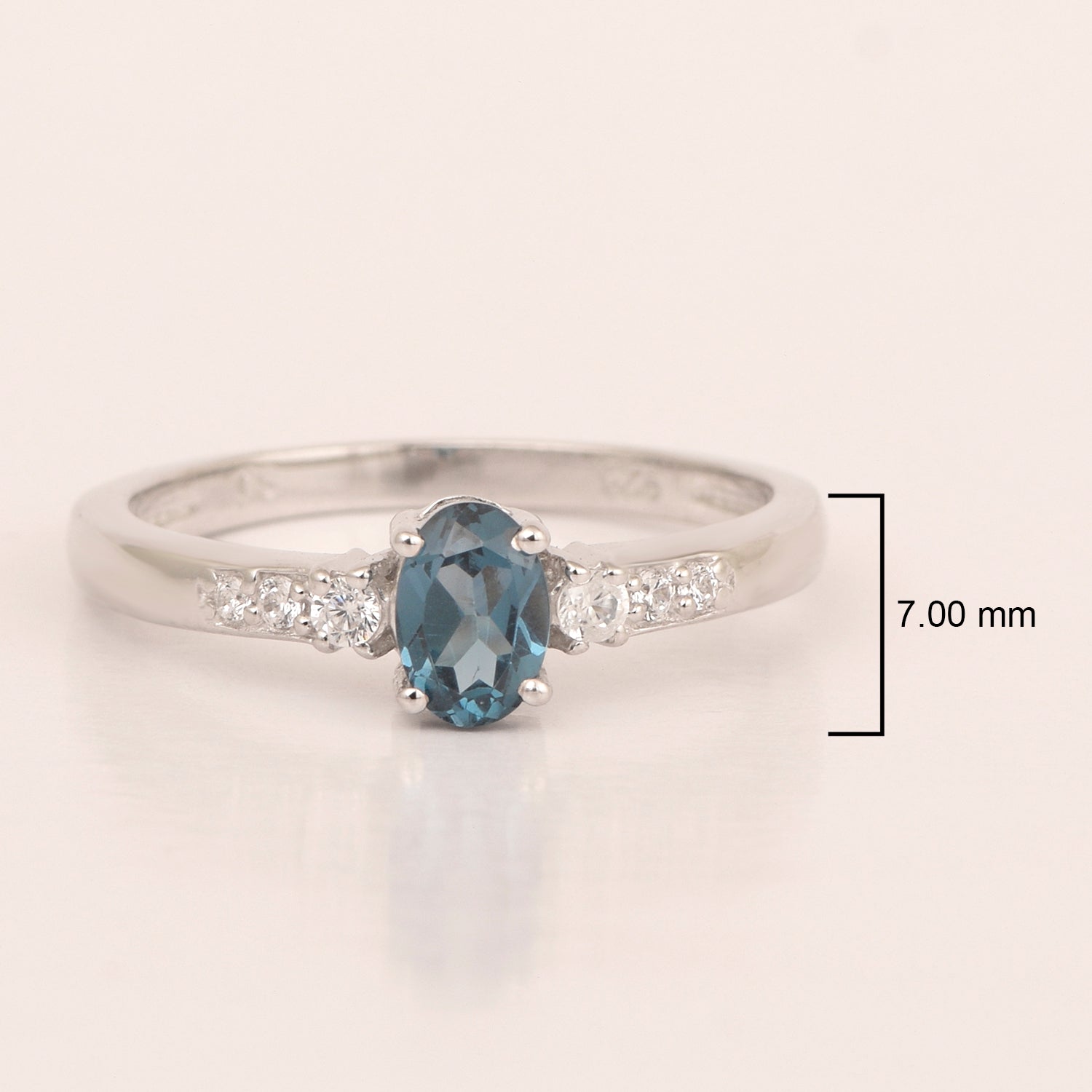 London Blue Topaz ring